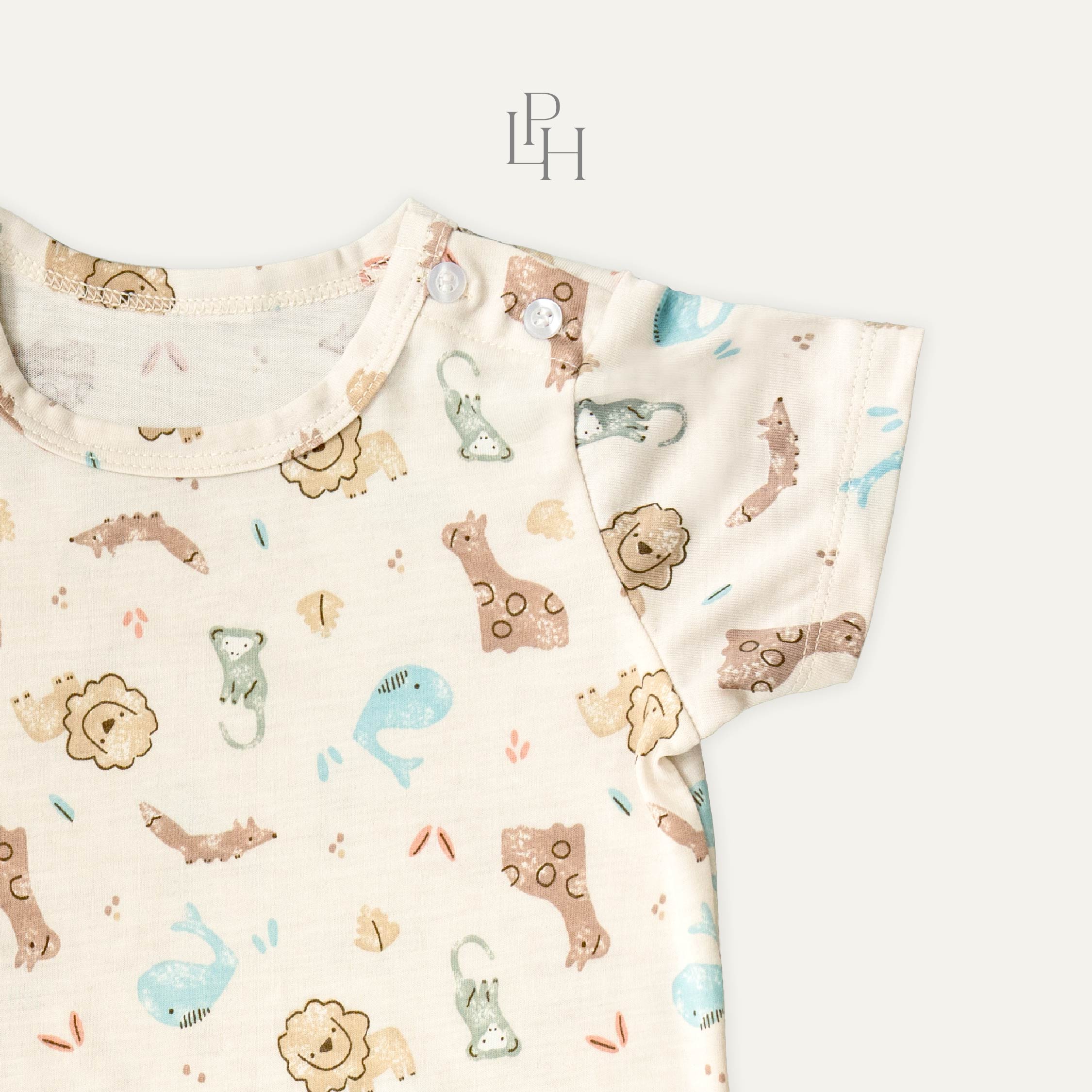 Little Wear Shoulder Button Short Set 31.0