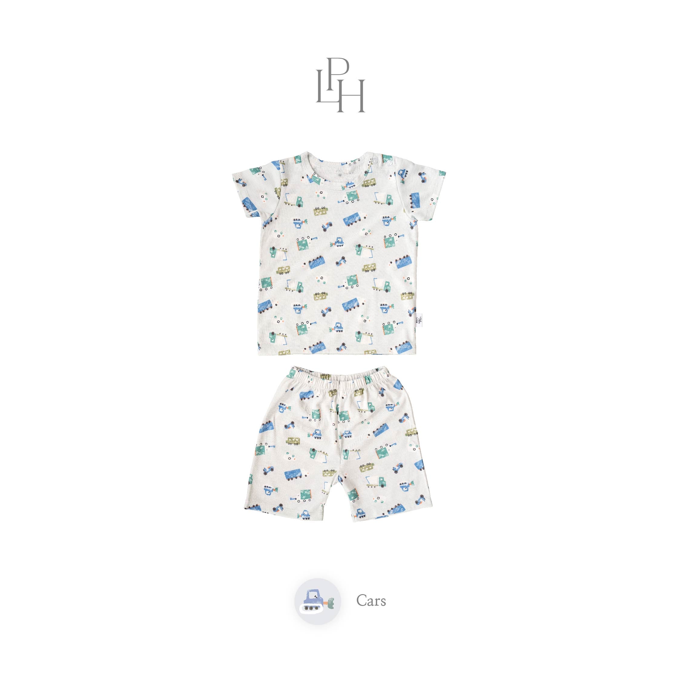 Little Wear Shoulder Button Short Set 31.0