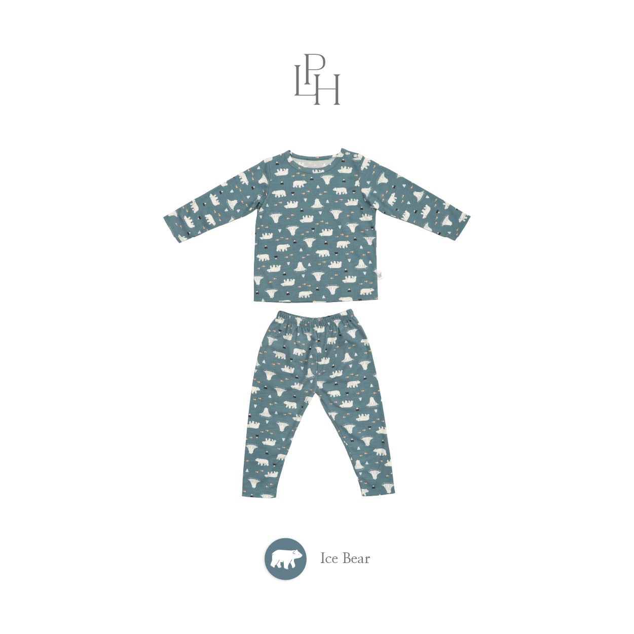 Little Wear Shoulder Button Long Set 34.0