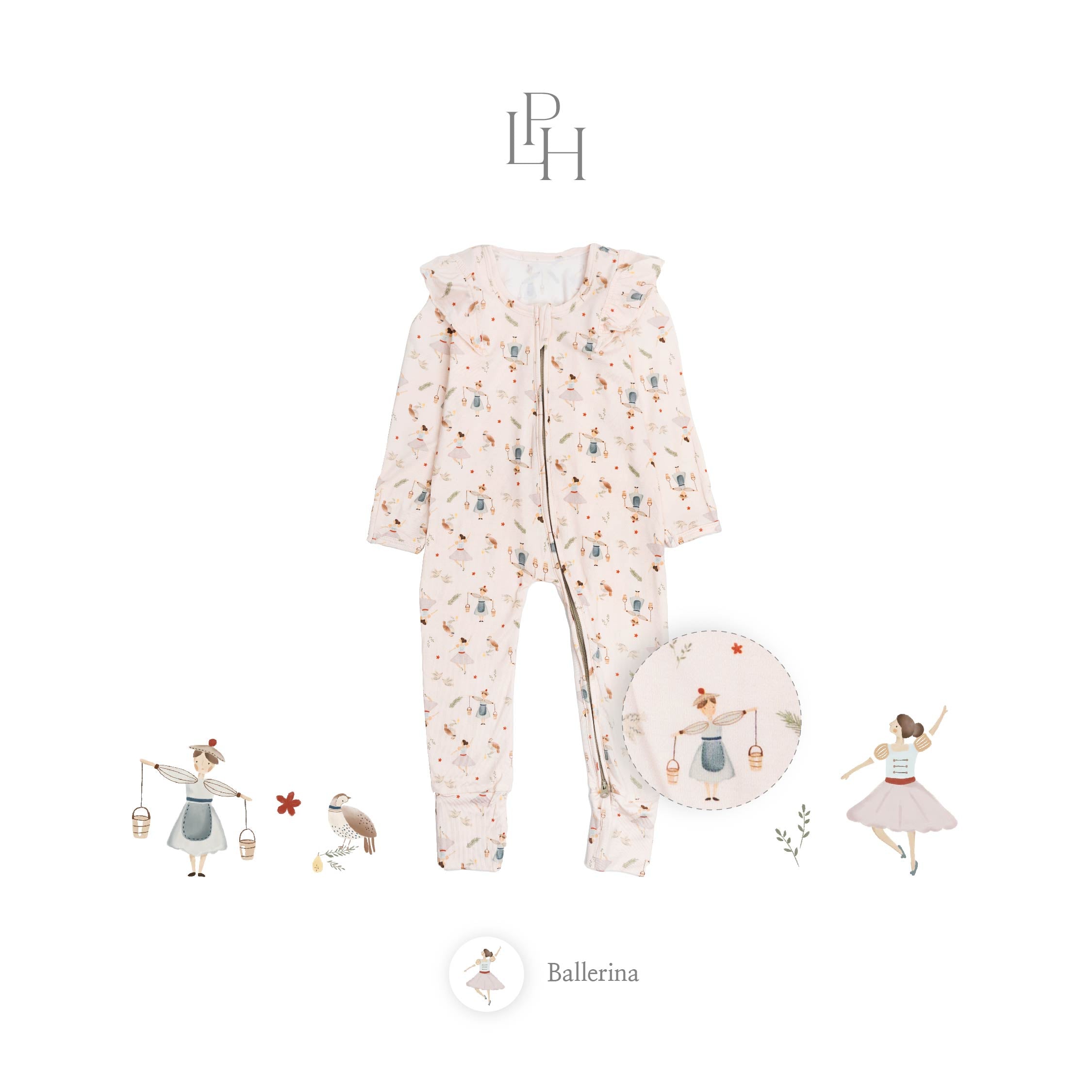Tencel Girl Sleepsuit 3.0