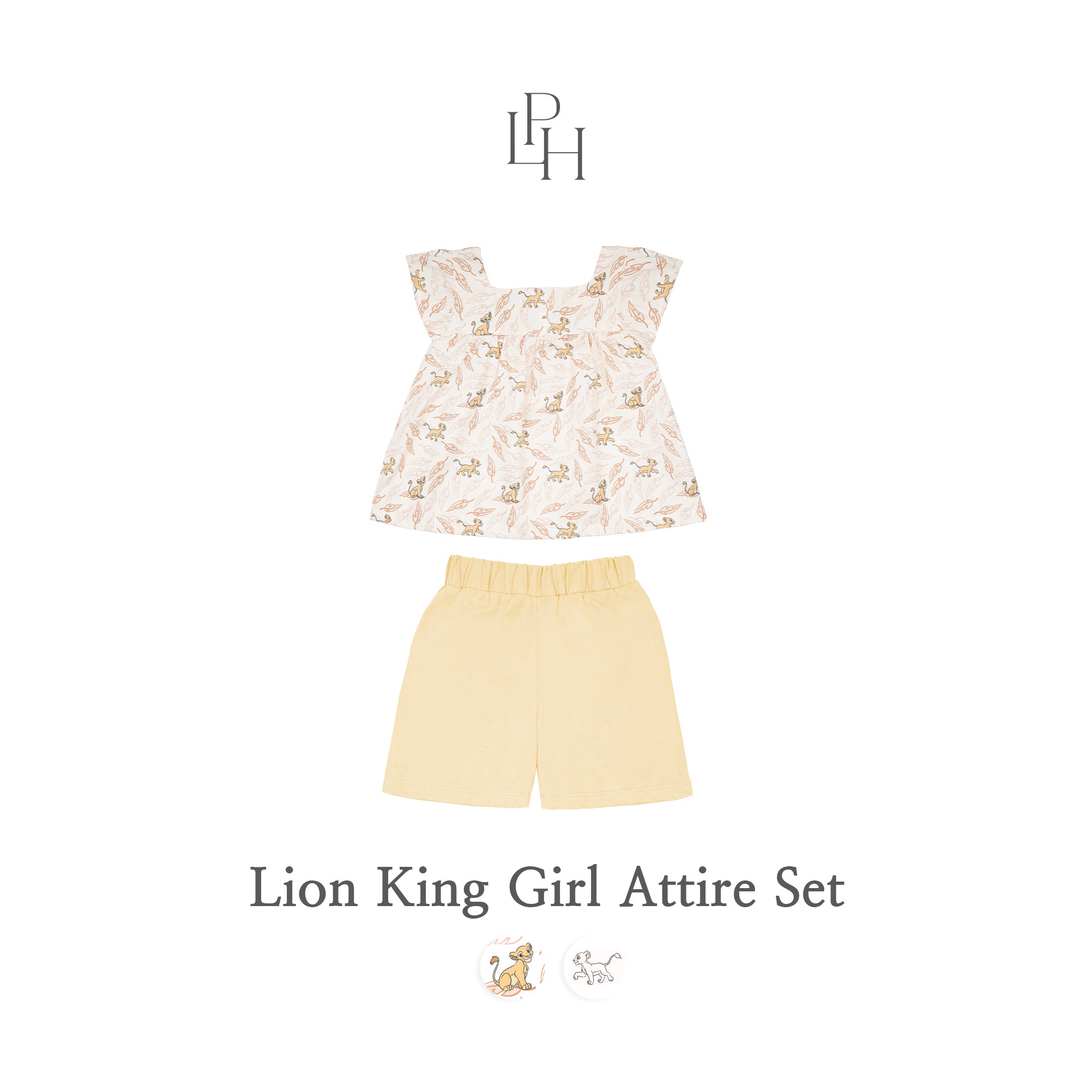 Lion King Girl Attire Set