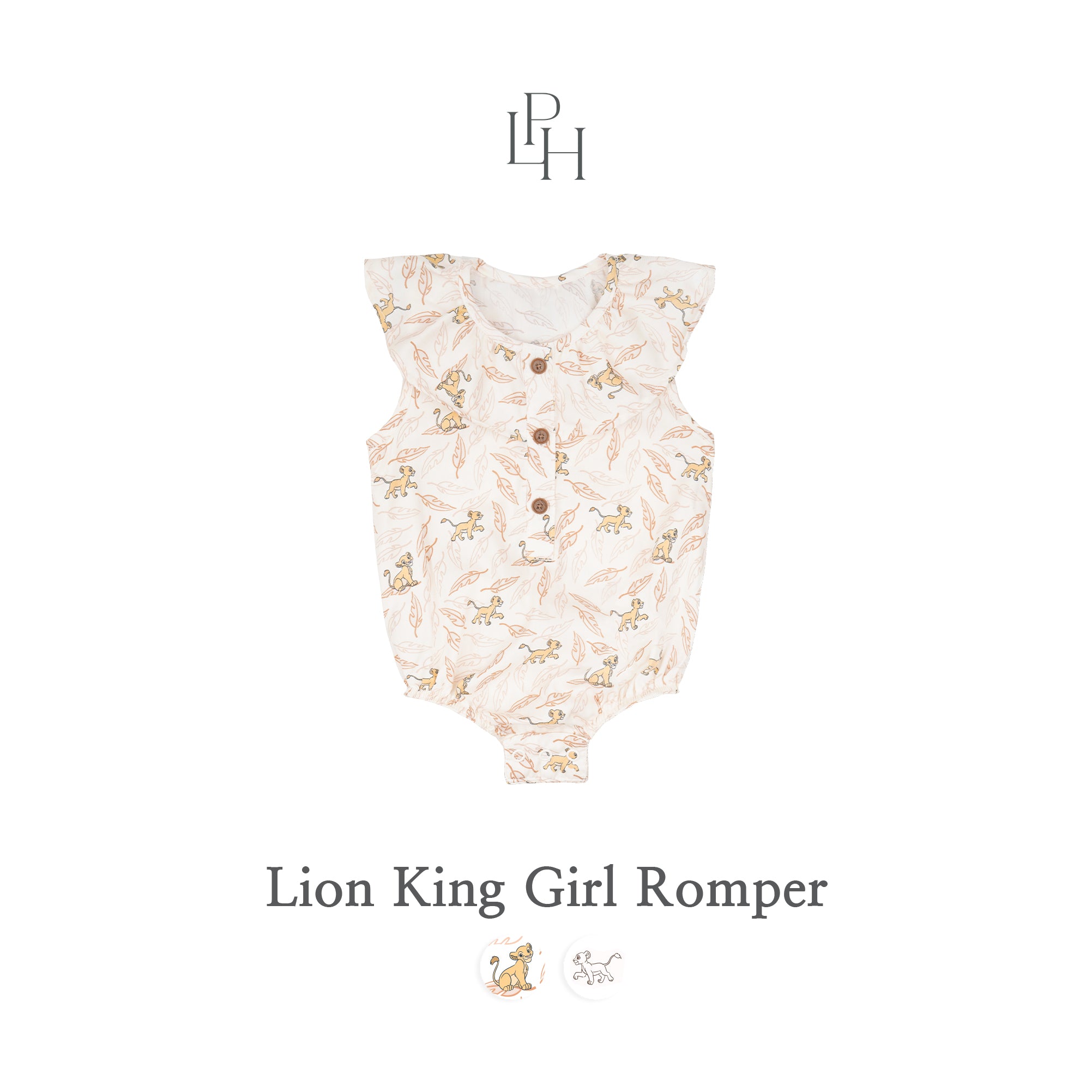 Lion King Girl Romper