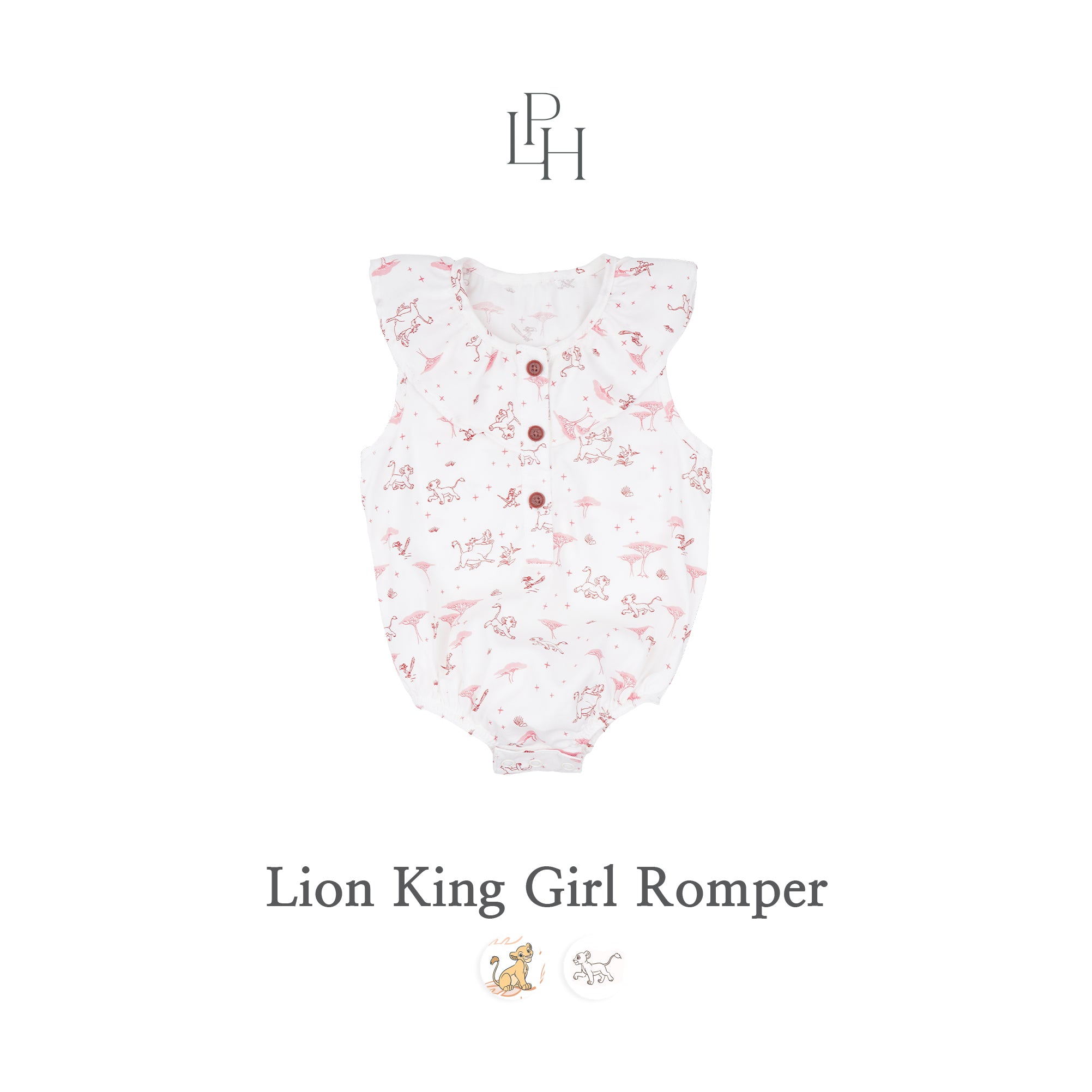 Lion King Girl Romper