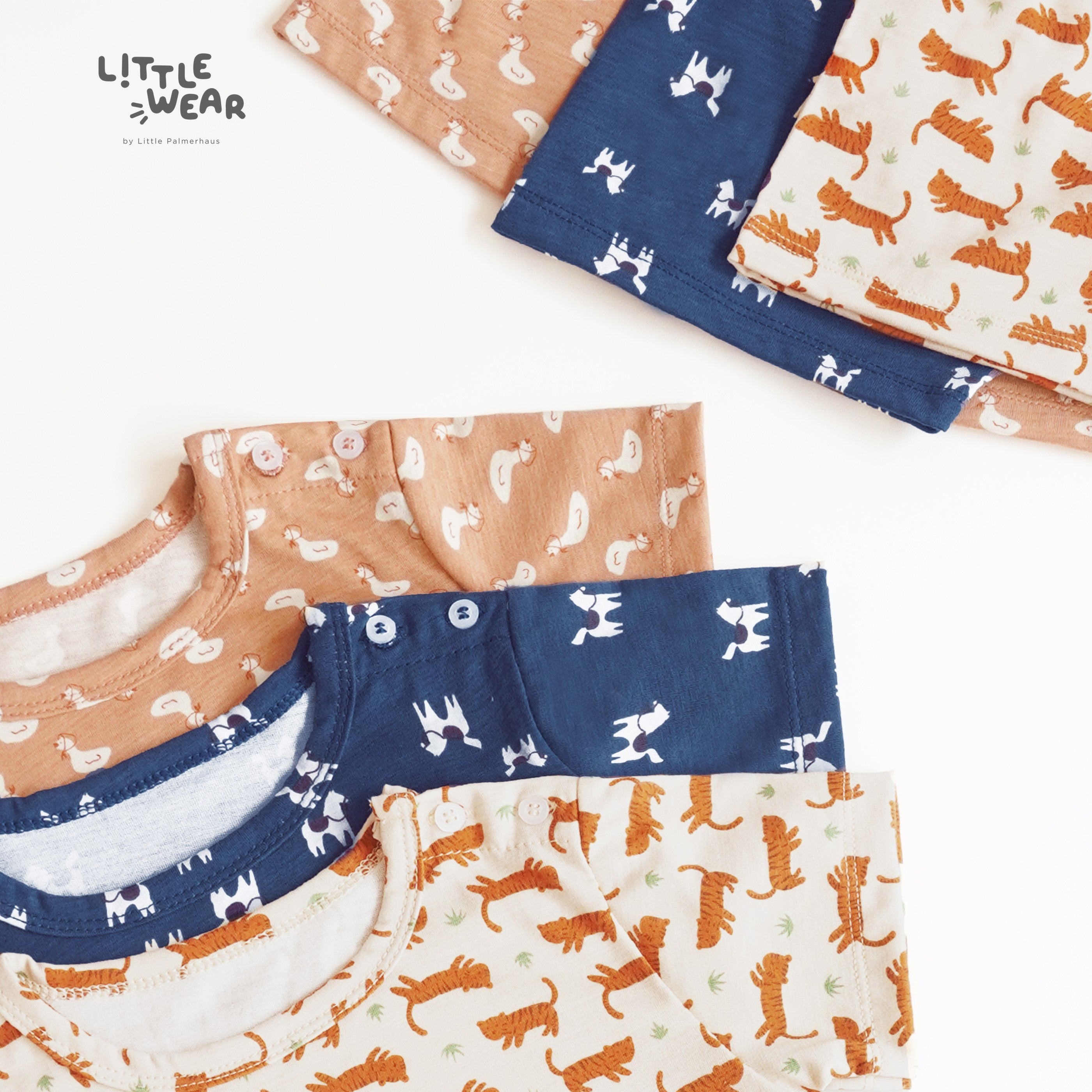 Little Wear Shoulder Button Short Sleeve 13.0