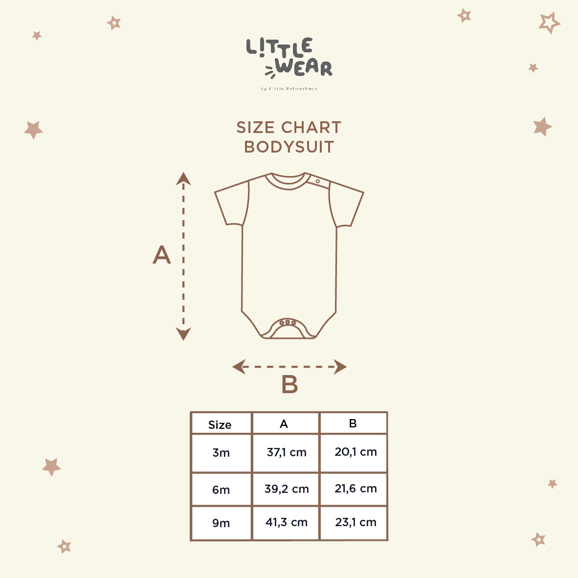 Little Wear Bodysuit Roundneck 13.0