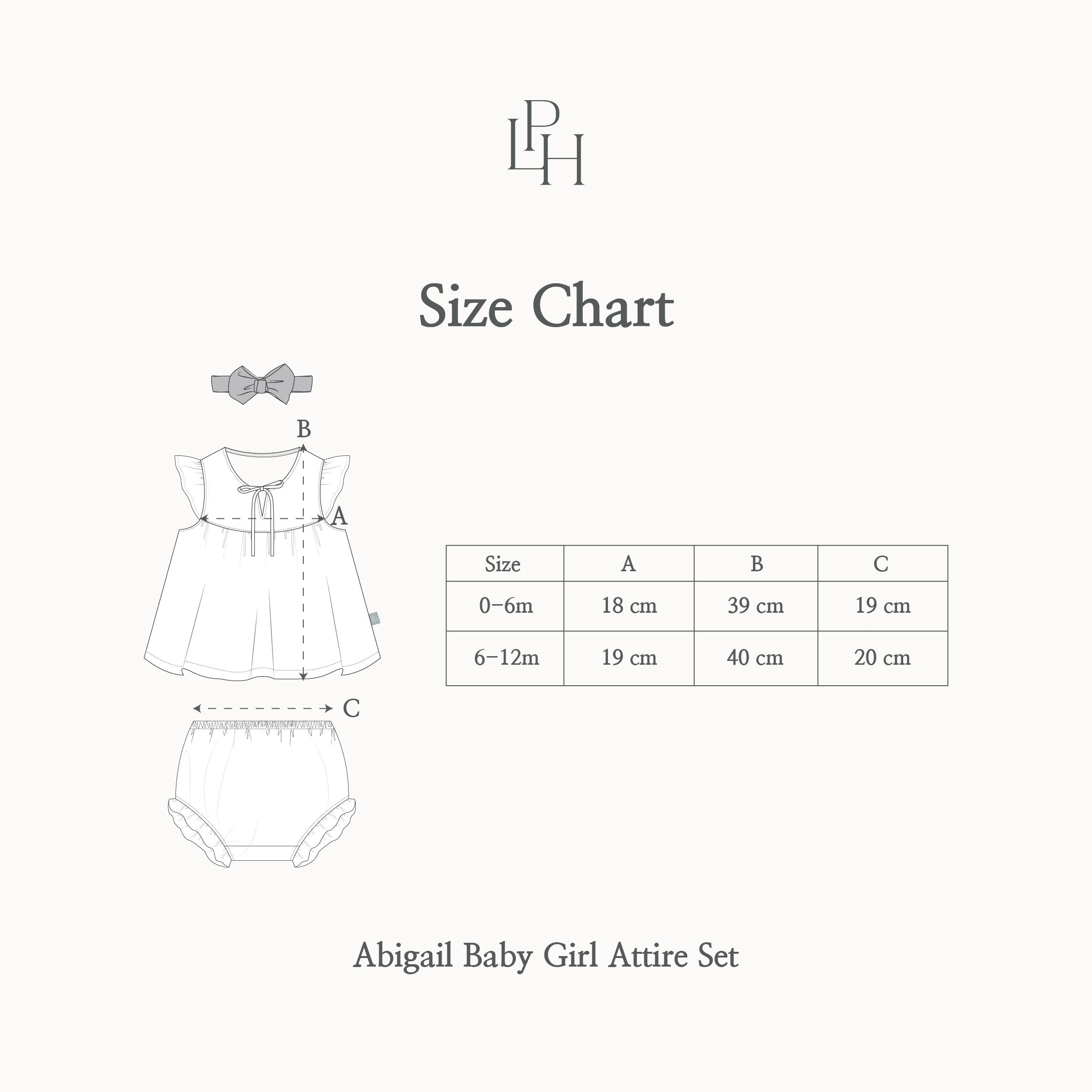 Abigail Baby Girl Attire Set