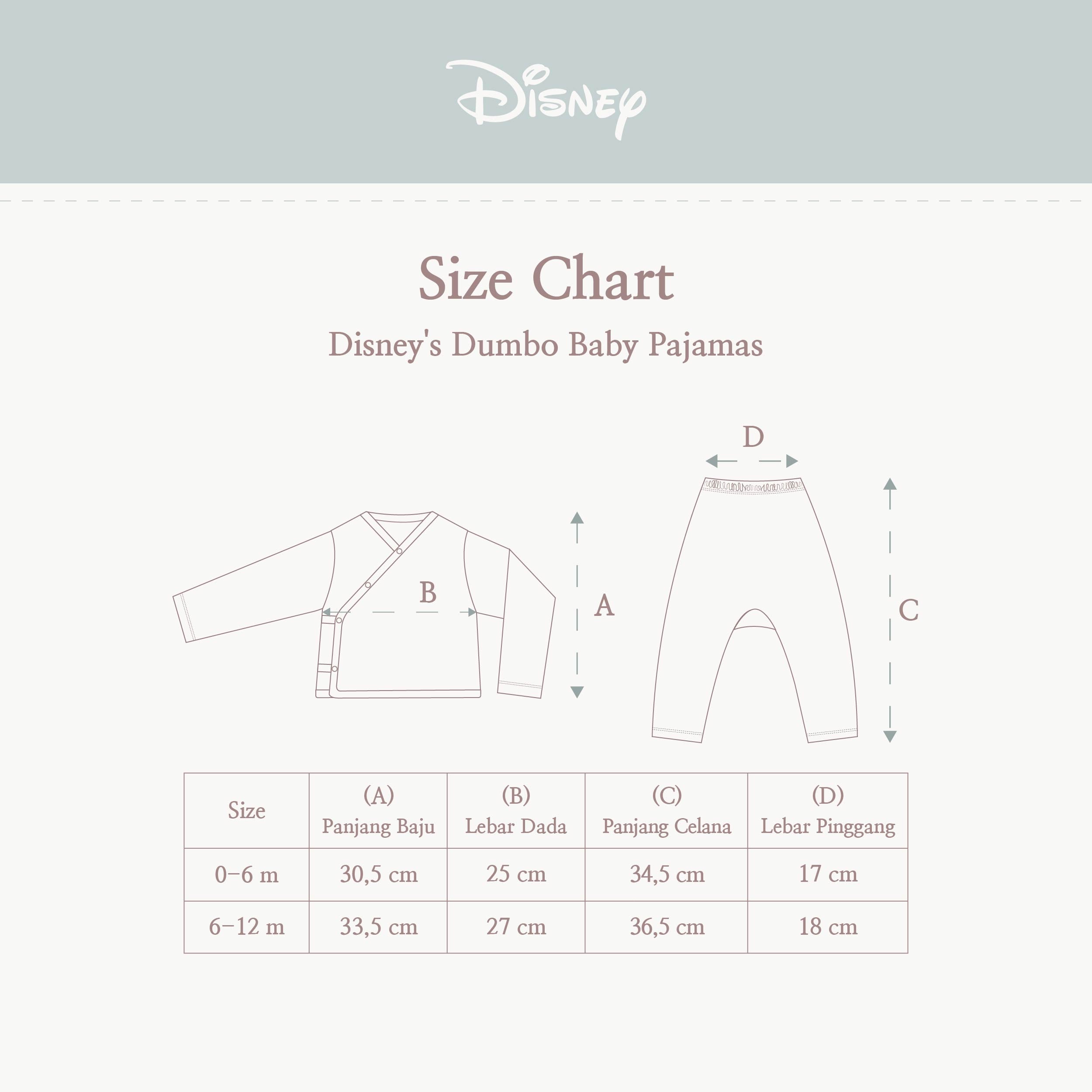 Disney's Dumbo Baby Pajamas
