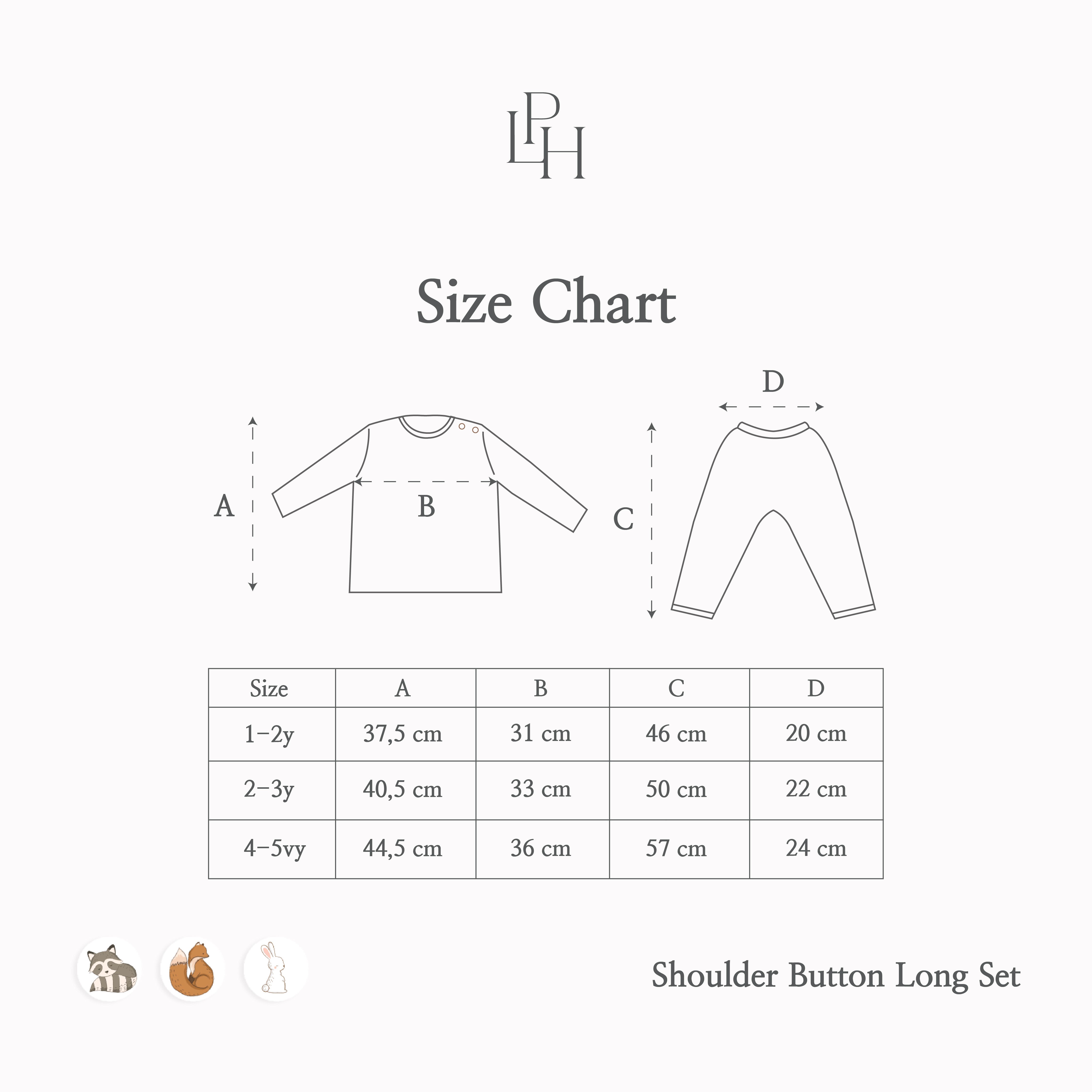 Little Wear Shoulder Button Long Set 27.0