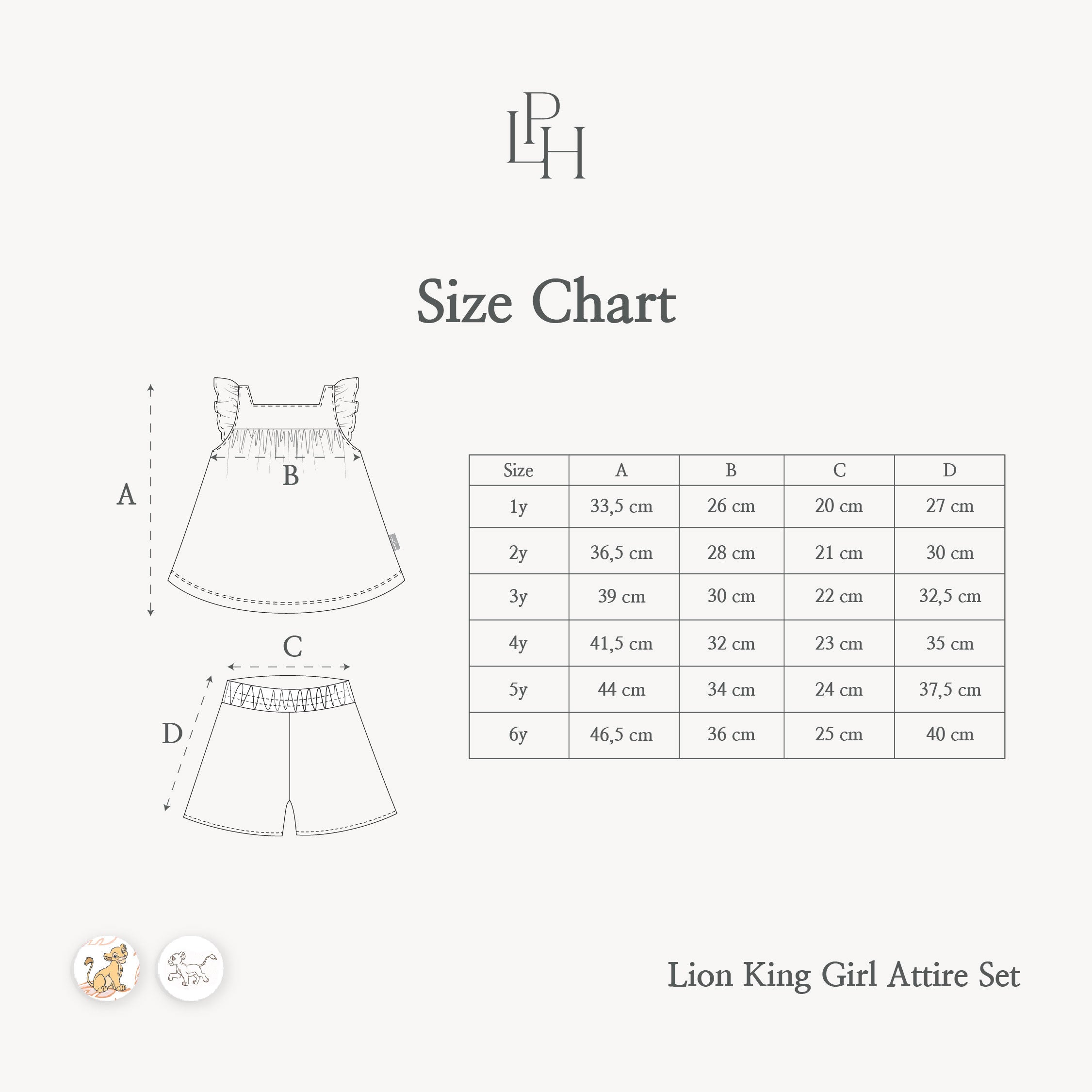 Lion King Girl Attire Set