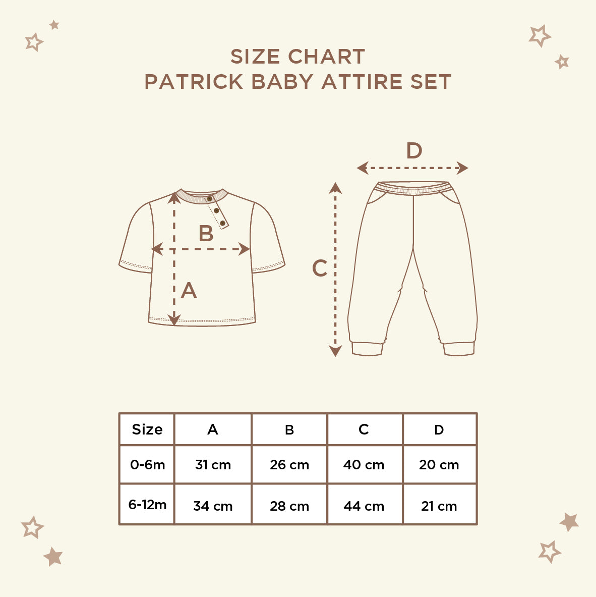 Patrick Baby Attire Set