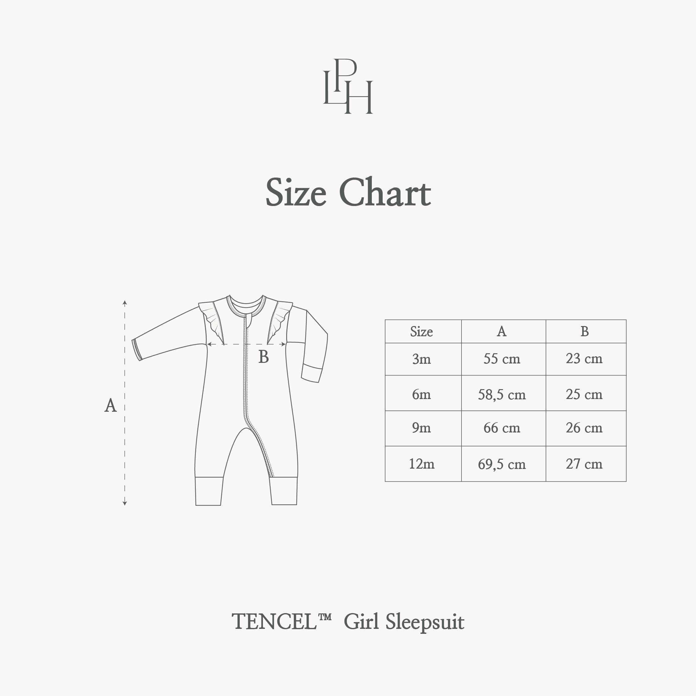 Tencel Girl Sleepsuit 3.0