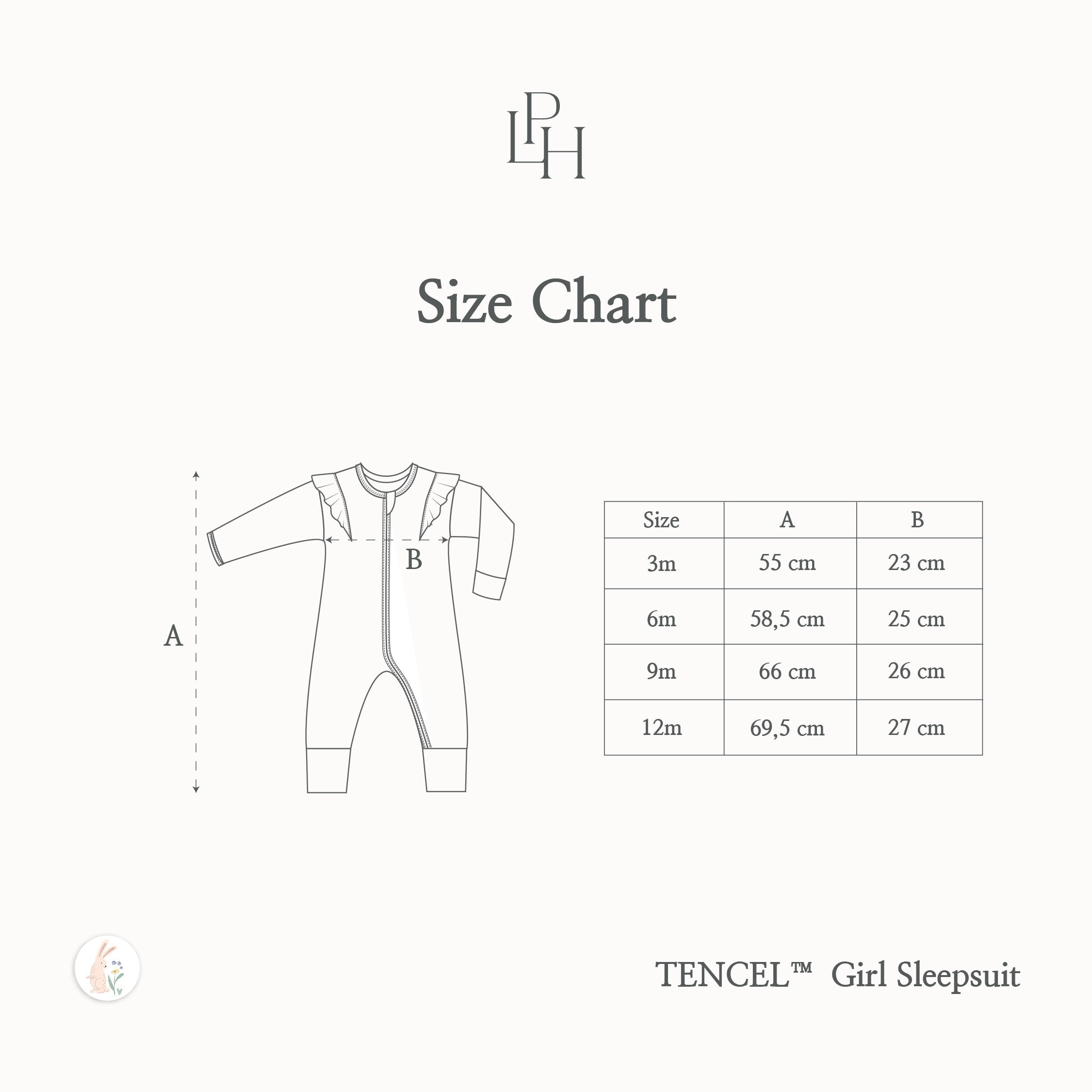 Tencel Girl Sleepsuit 2.0
