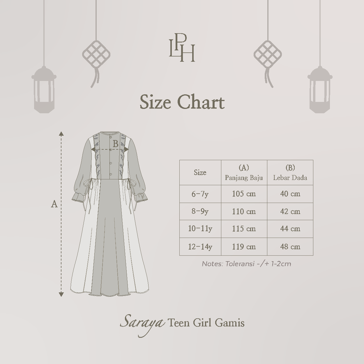 Saraya Teen Girl Gamis