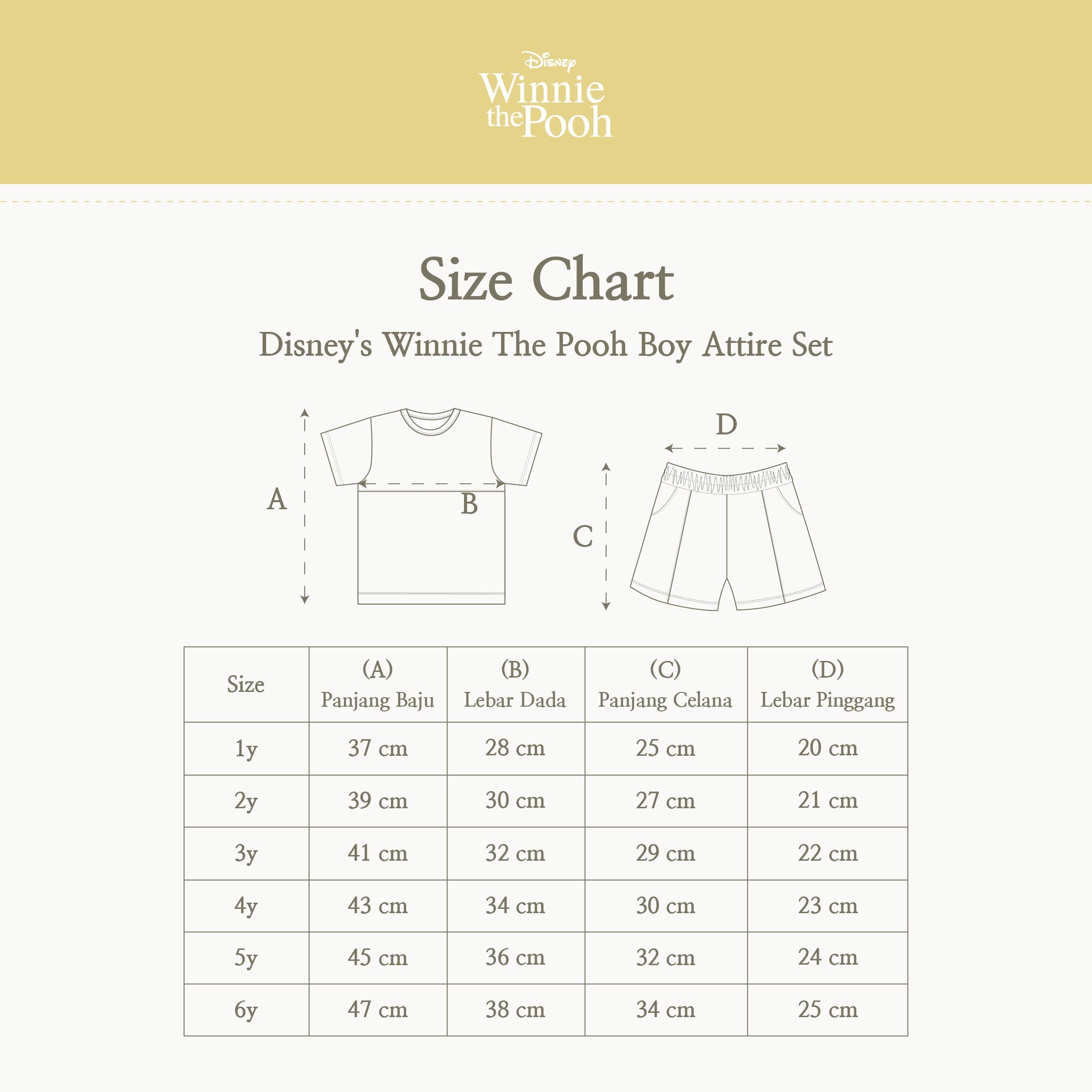 Disney's Winnie The Pooh Boy Attire Set