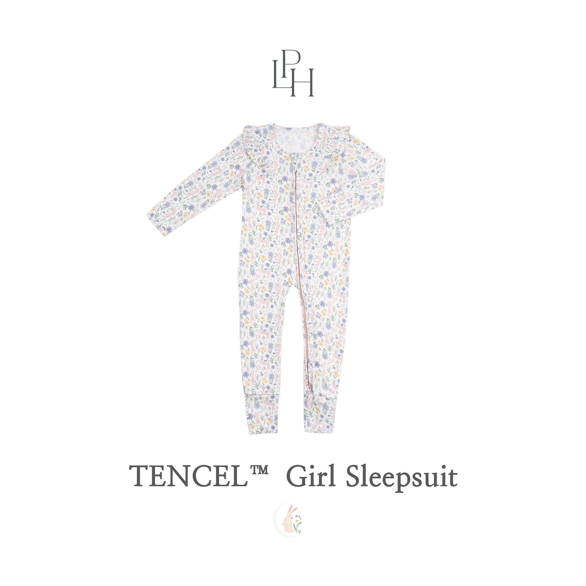 Tencel Girl Sleepsuit 2.0