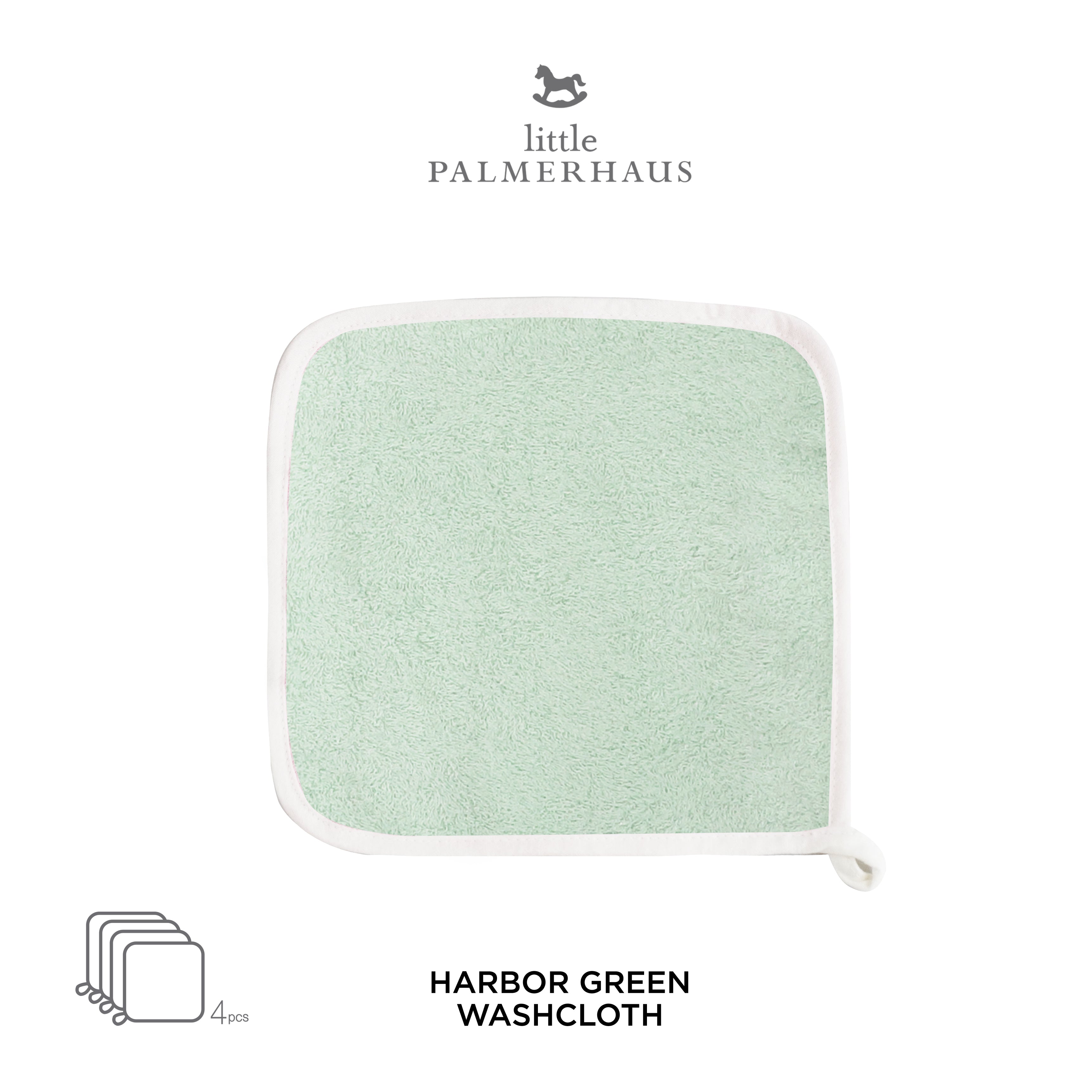 Bam & Boo Bamboo Washcloth Set Of 4 5.0