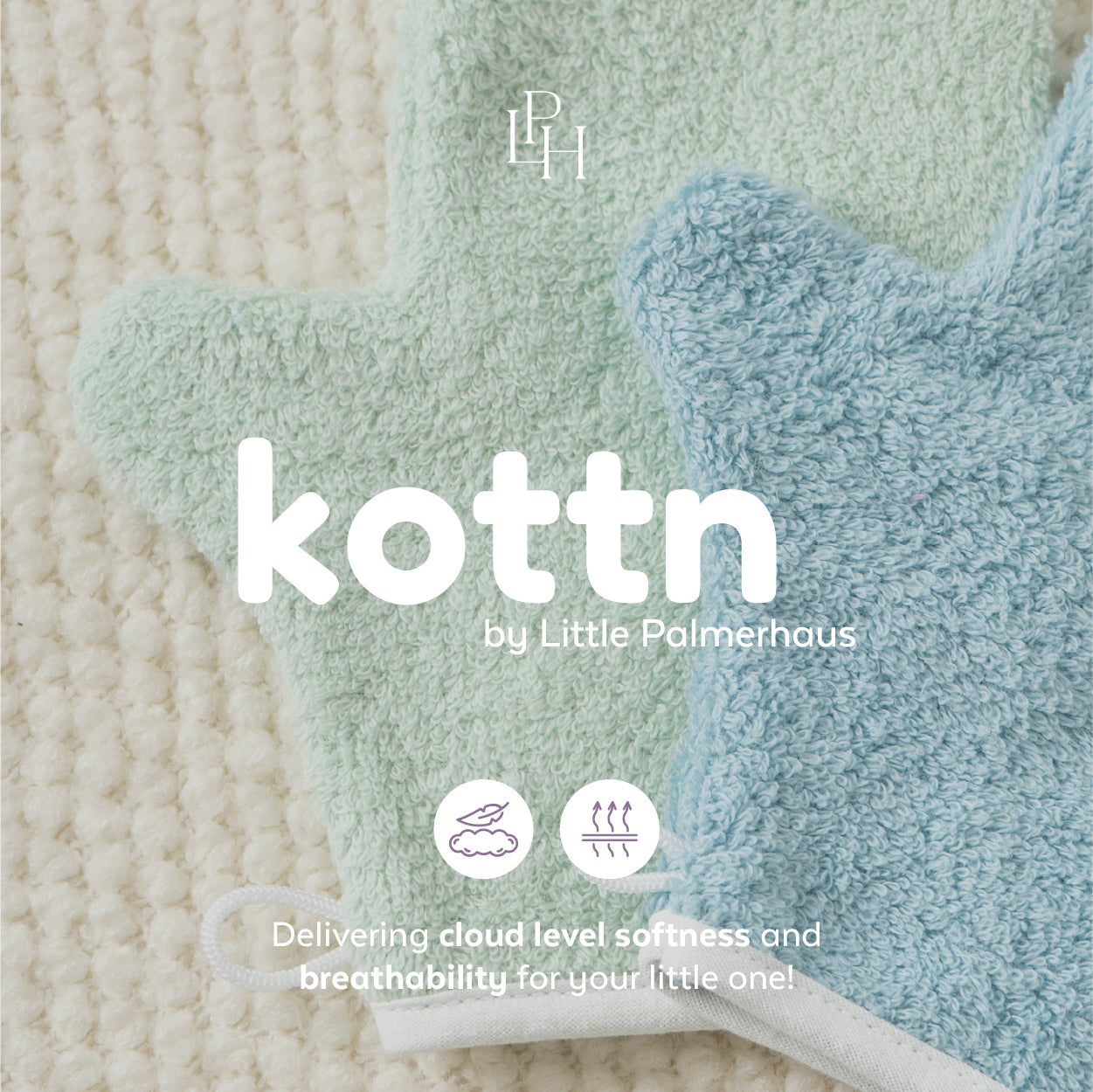 Kottn Washmitt Cloud 1.0 Set of 2