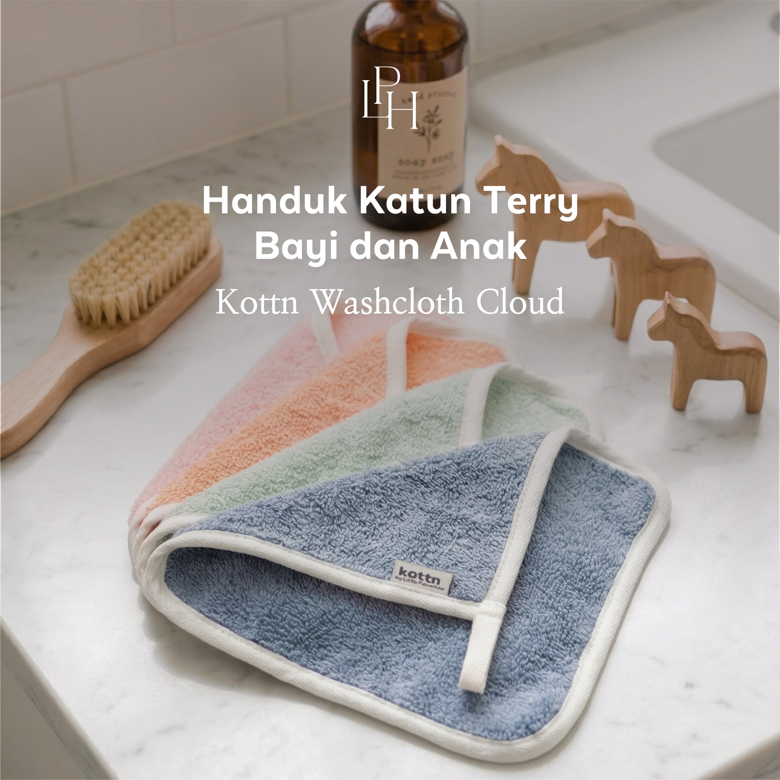 Kottn Cotton Washcloth 2.0 Set Of 4