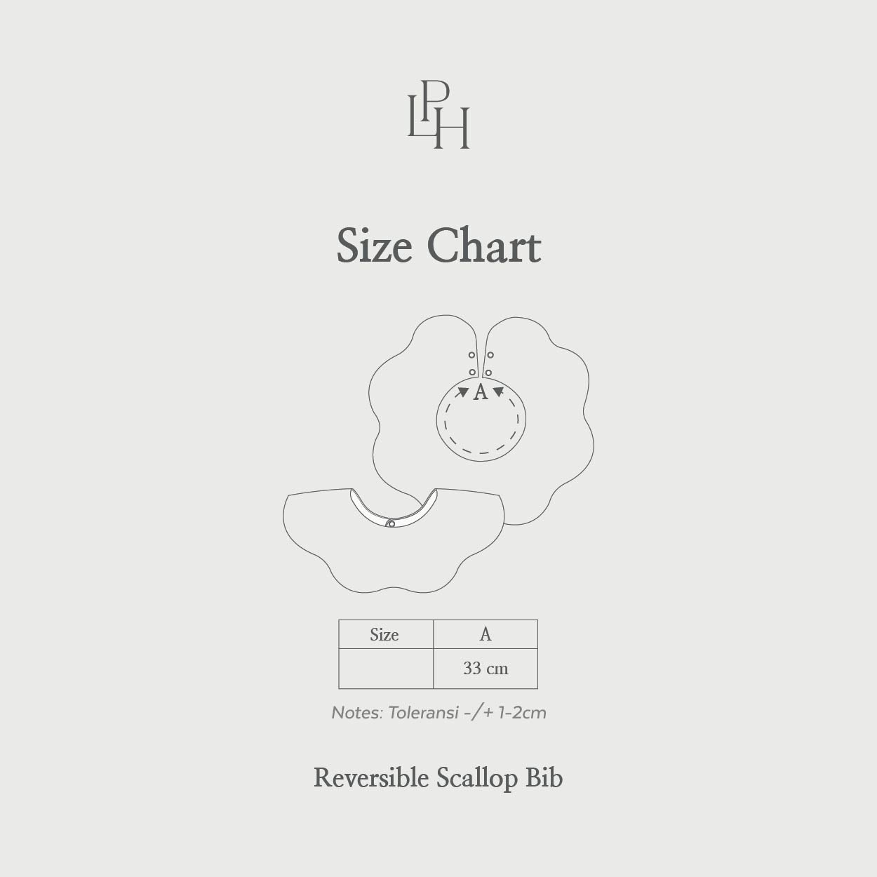 Reversible Scallop Bib 2.0