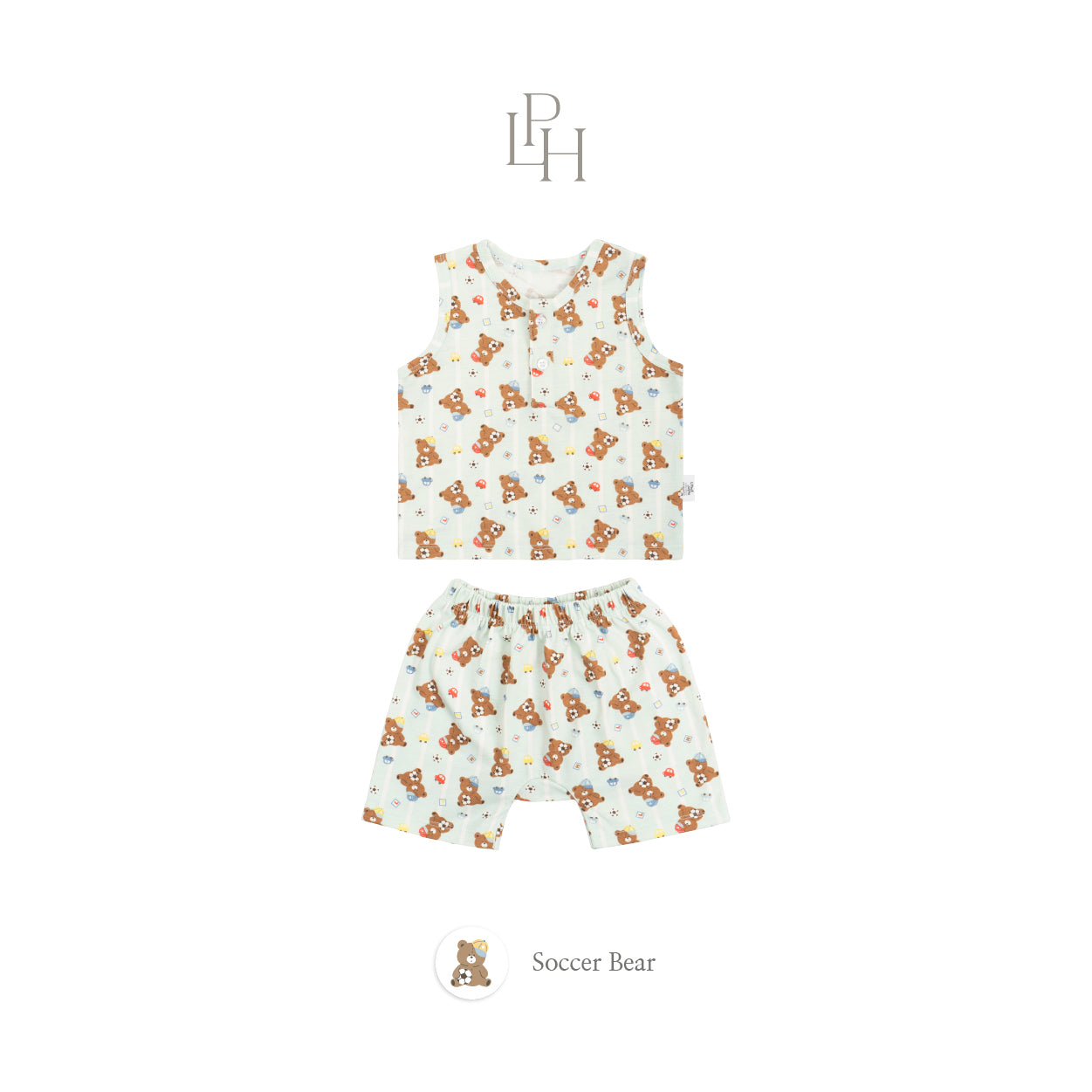 Little Wear Henley Sleeveless Set 37.0