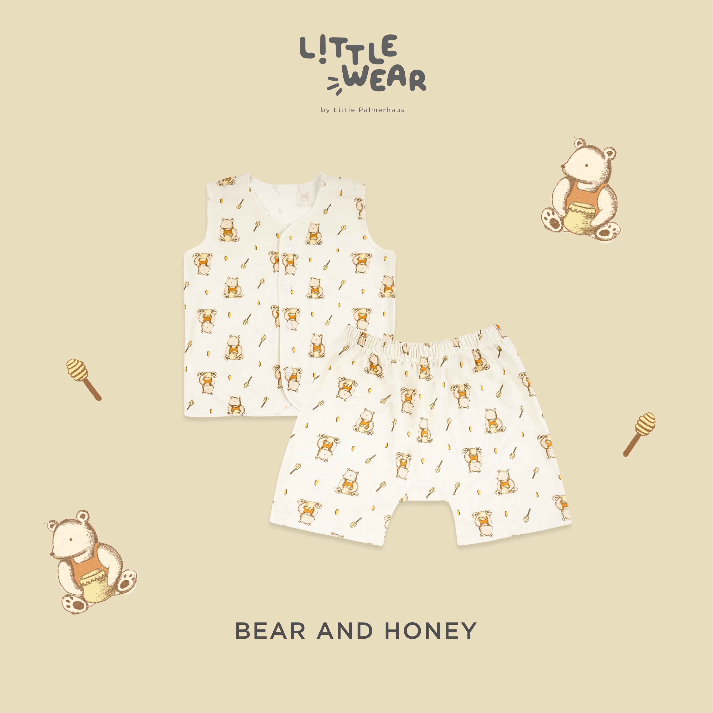 Little Wear Button Sleeveless Set 23.0
