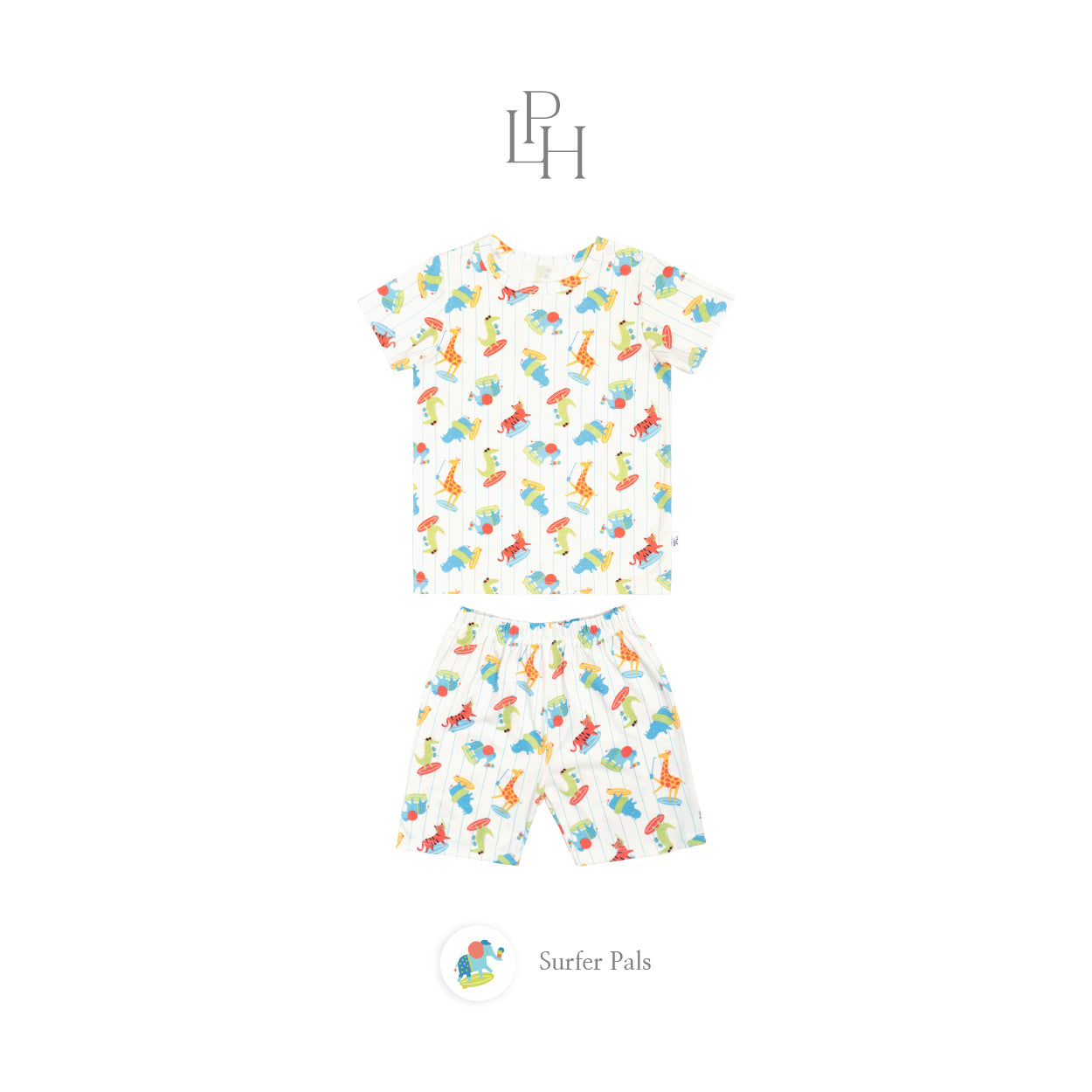 Little Wear Shoulder Button Short Set 41.0