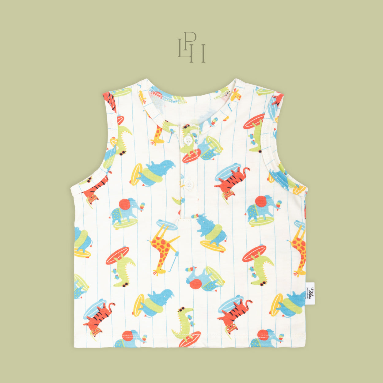 Little Wear Henley Sleeveless Set 41.0