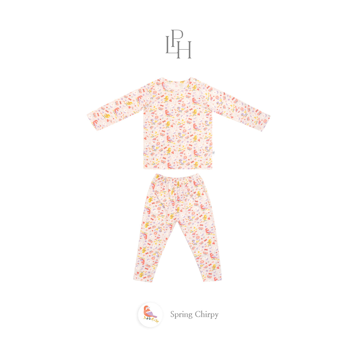 Little Wear Shoulder Button Long Set 41.0