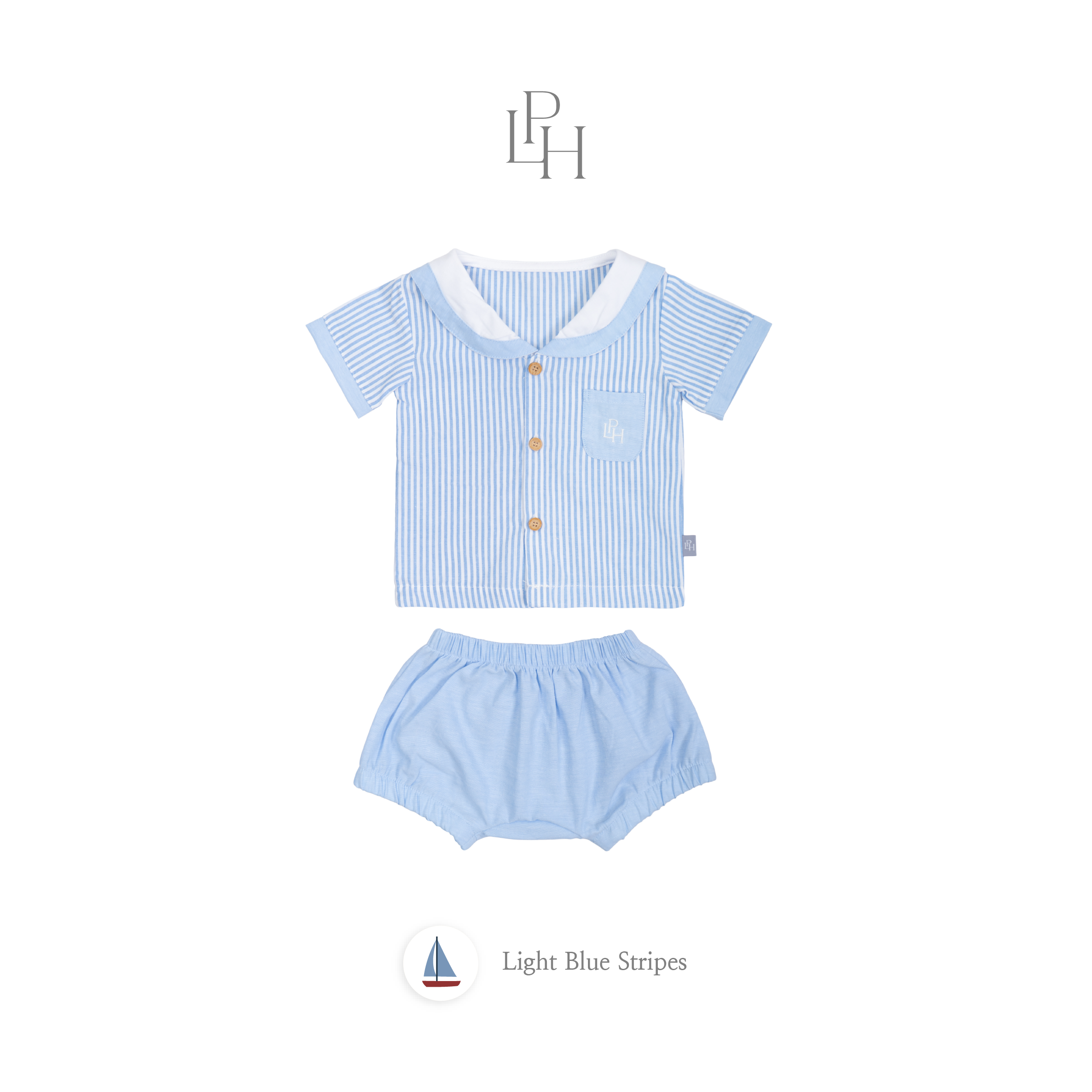 Little Sailor Baby Attire Set