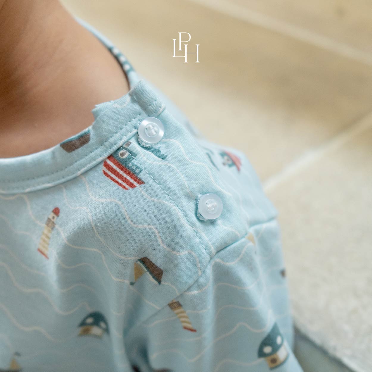 Little Wear Shoulder Button Short Set 36.0