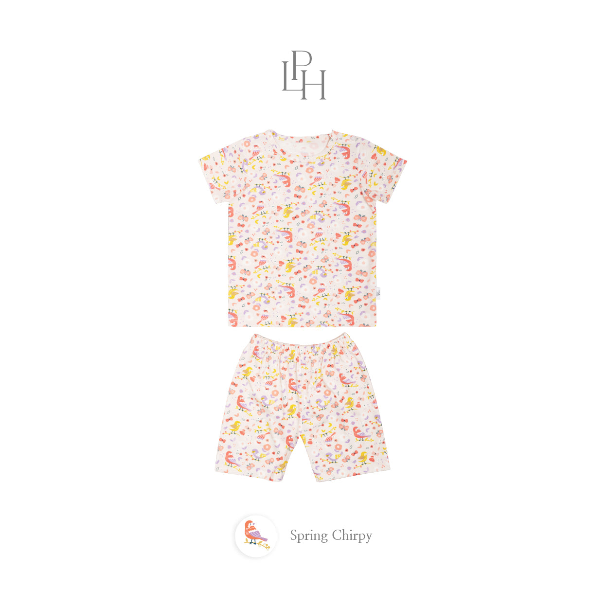Little Wear Shoulder Button Short Set 41.0