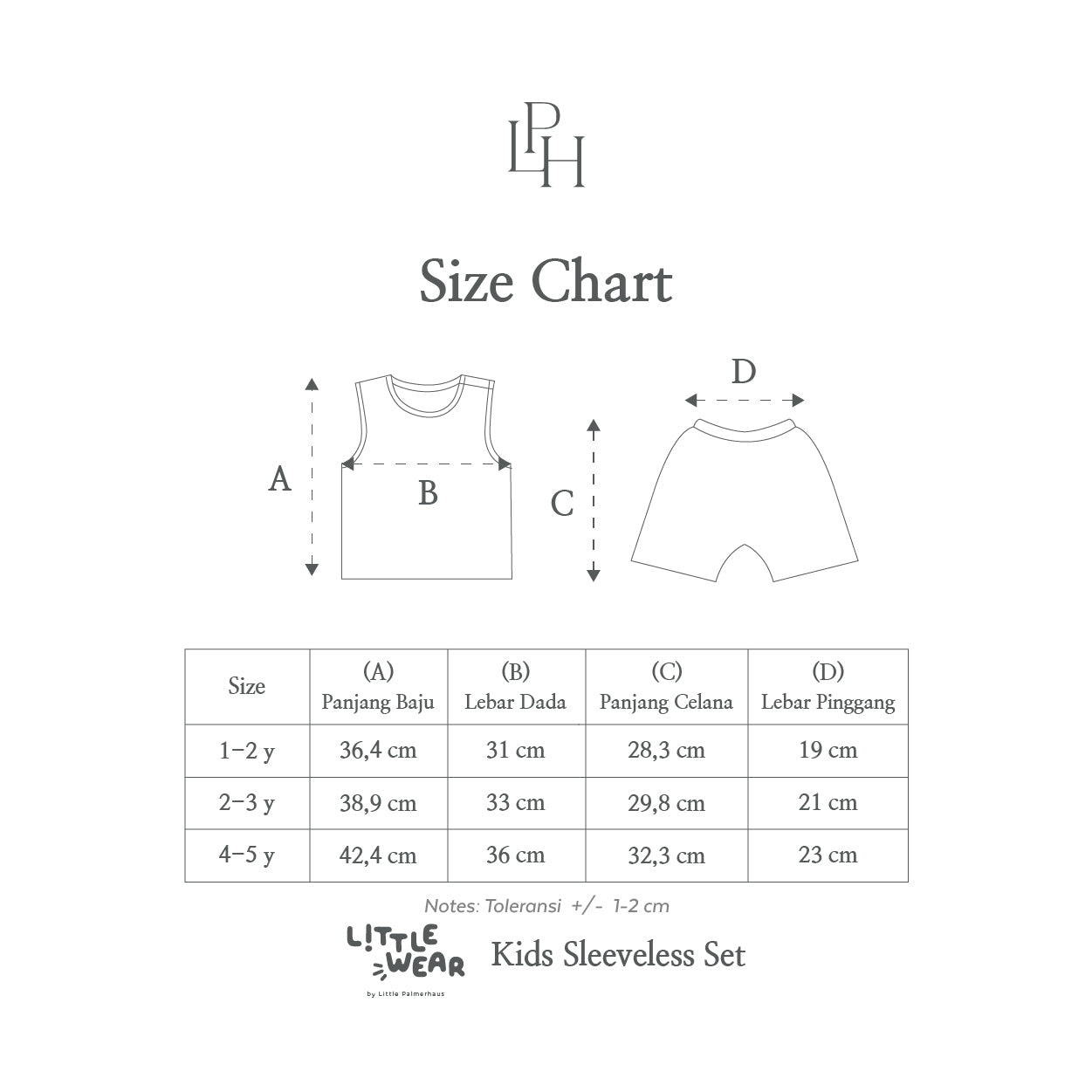 Little Wear Kids Sleeveless Set 38.0