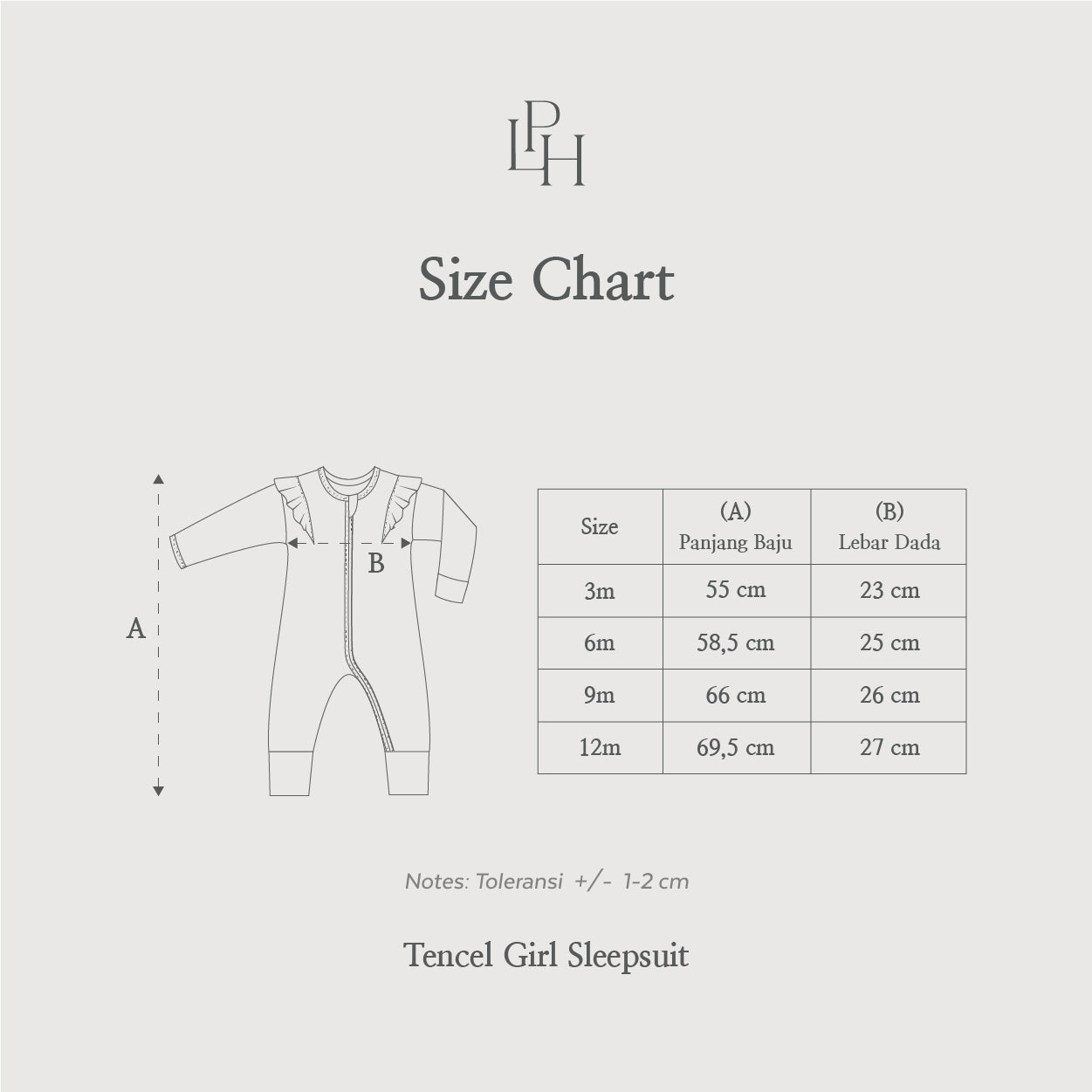 TENCEL™ Girl Sleepsuit 5.0