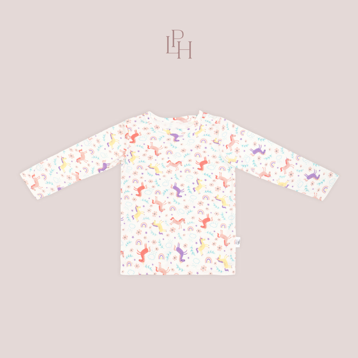 Little Wear Shoulder Button Long Set 41.0