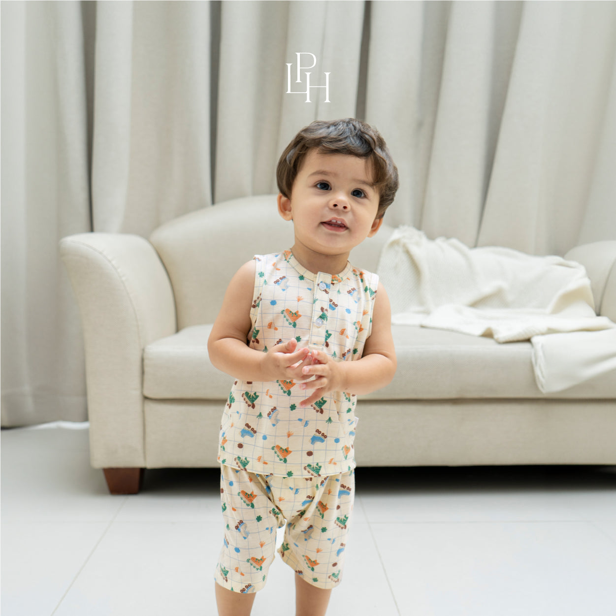 Little Wear Henley Sleeveless Set 37.0