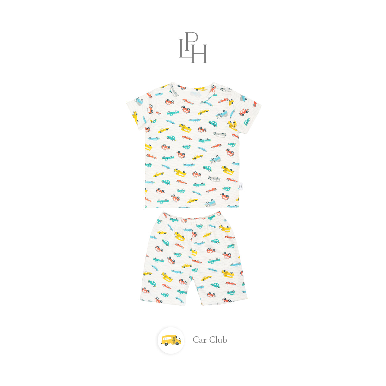 Little Wear Shoulder Button Short Set 41.0
