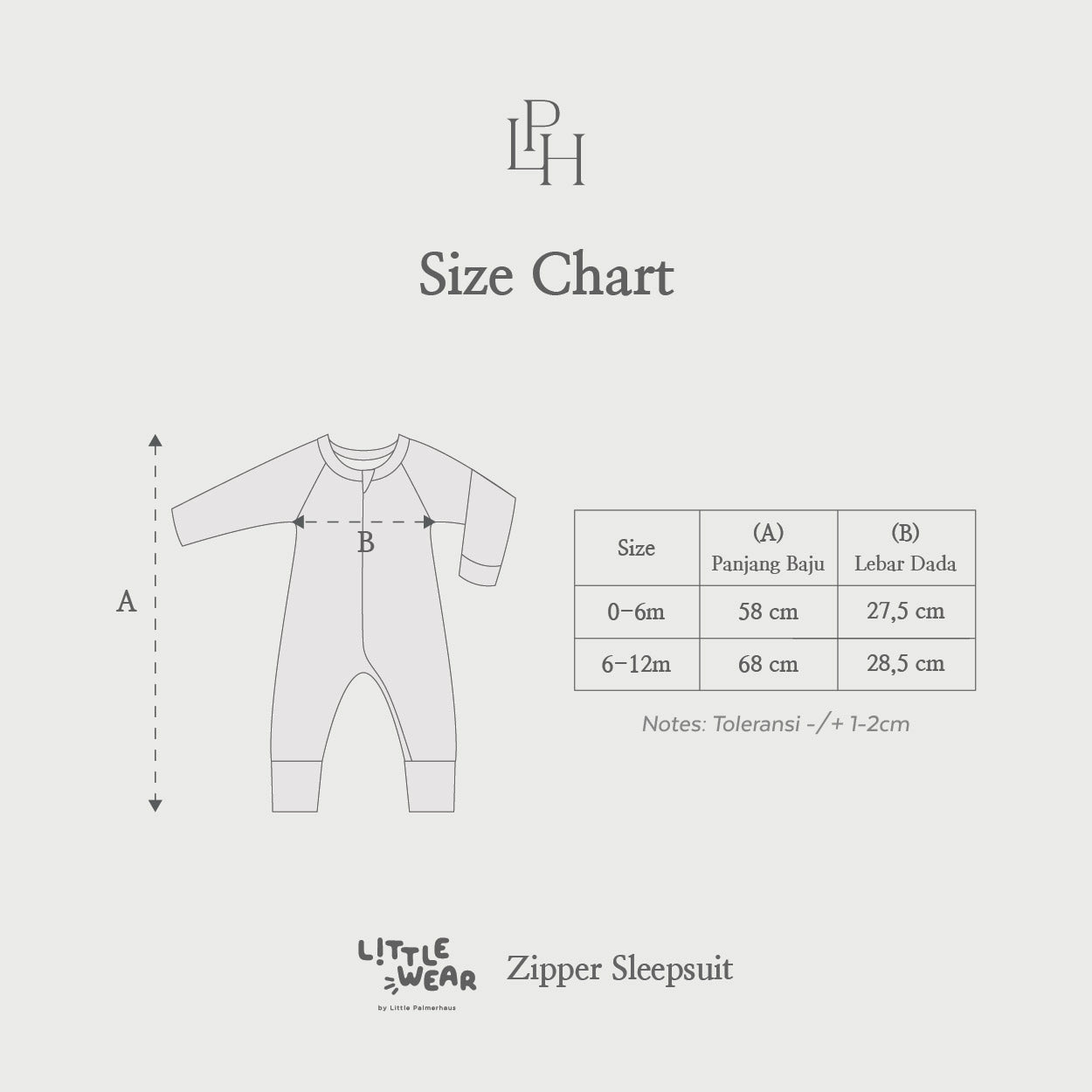Little Wear Zipper Sleepsuit 43.0