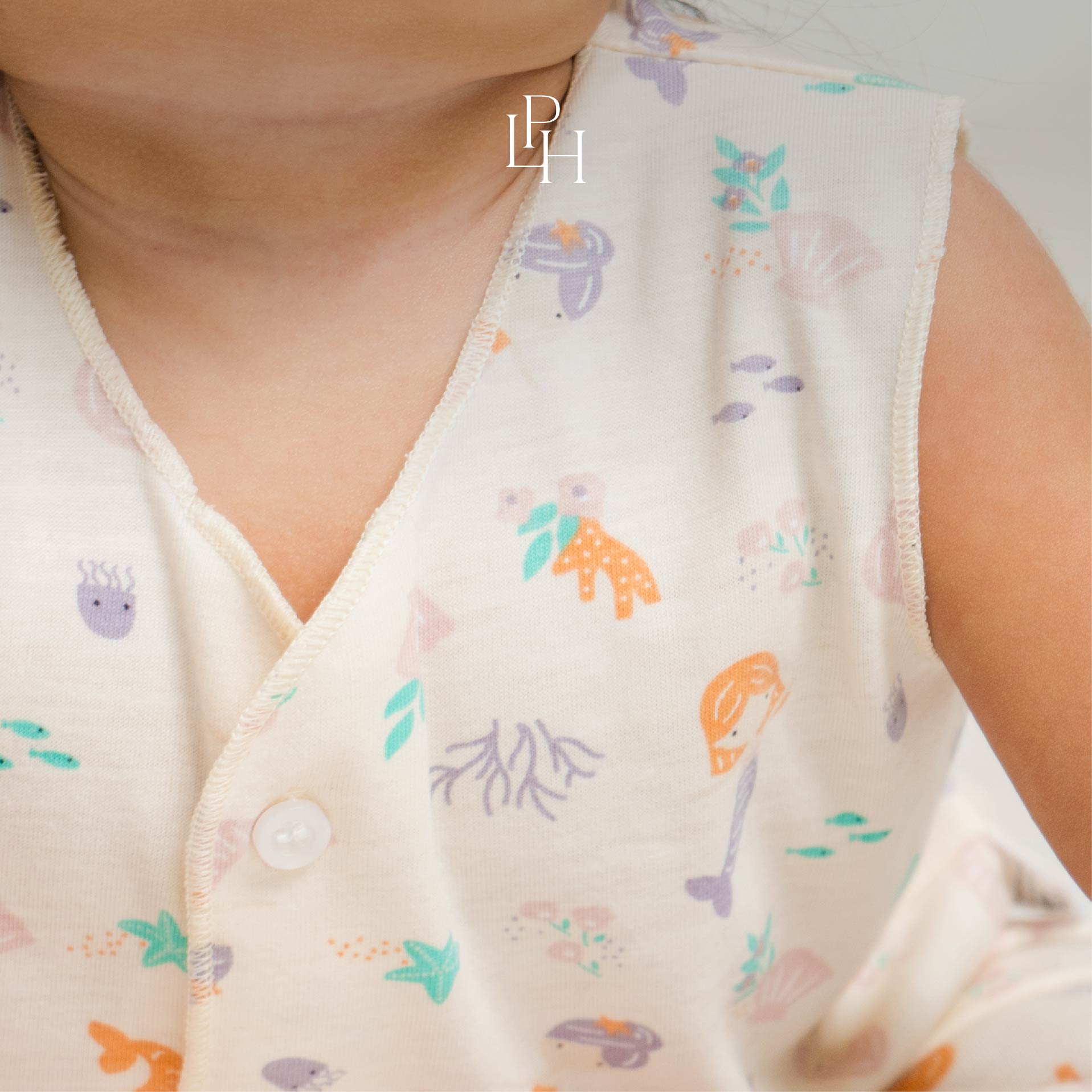 Little Wear Button Sleeveless Set 39.0