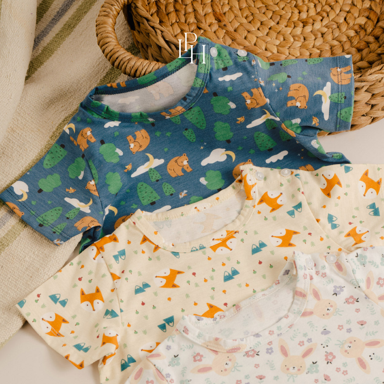 Little Wear Shoulder Button Short Set 42.0