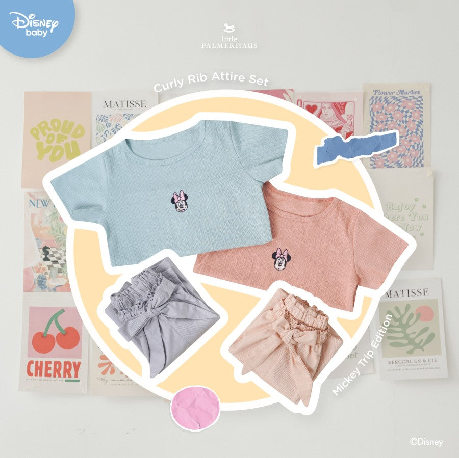 Disney Mickey Trip Curly Rib Attire Set