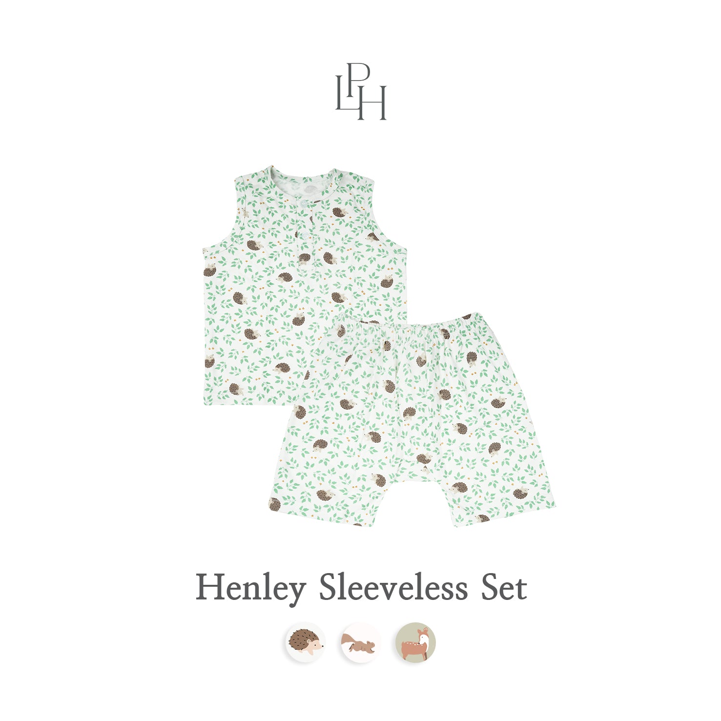 Little Wear Henley Sleeveless Set 24.0
