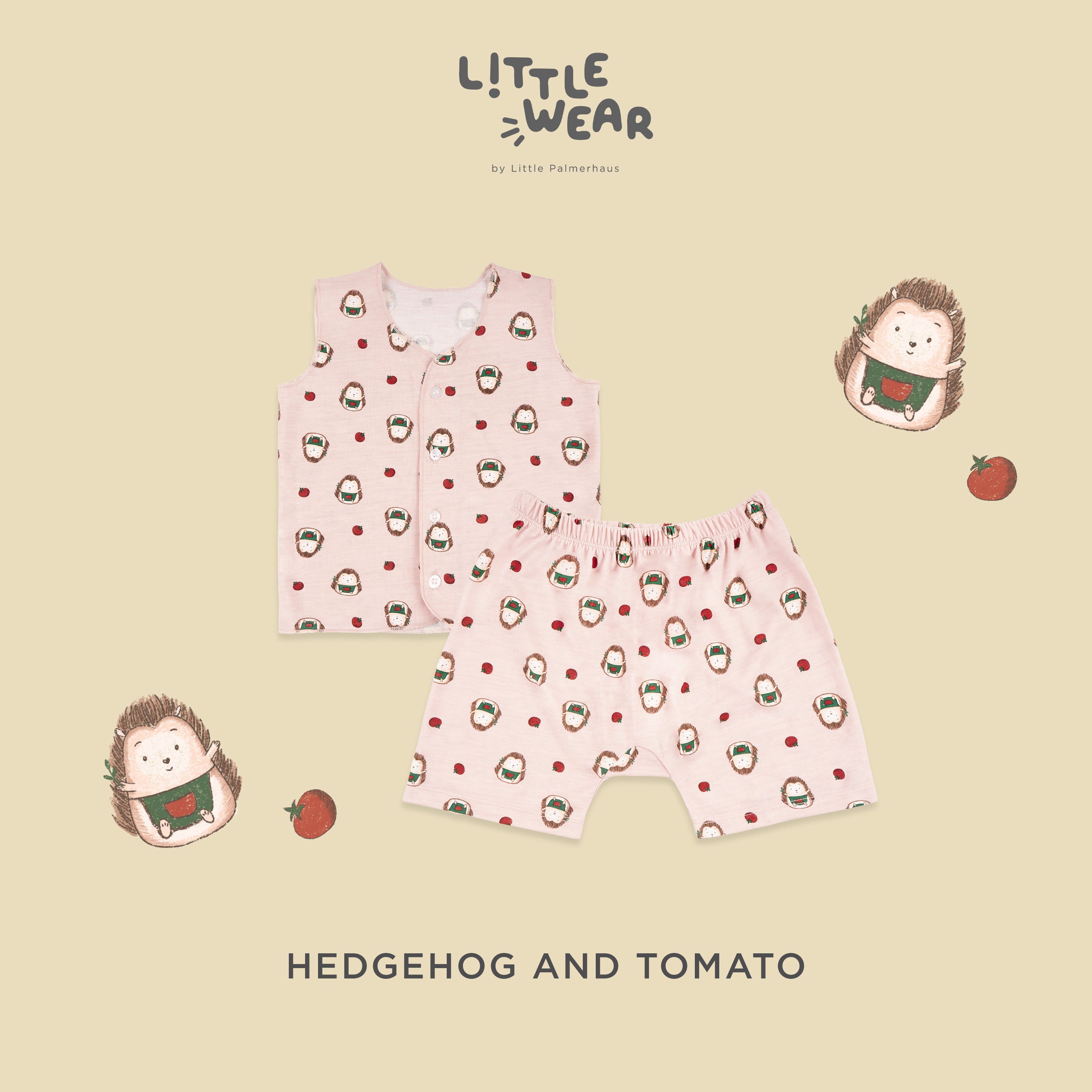 Little Wear Button Sleeveless Set 23.0
