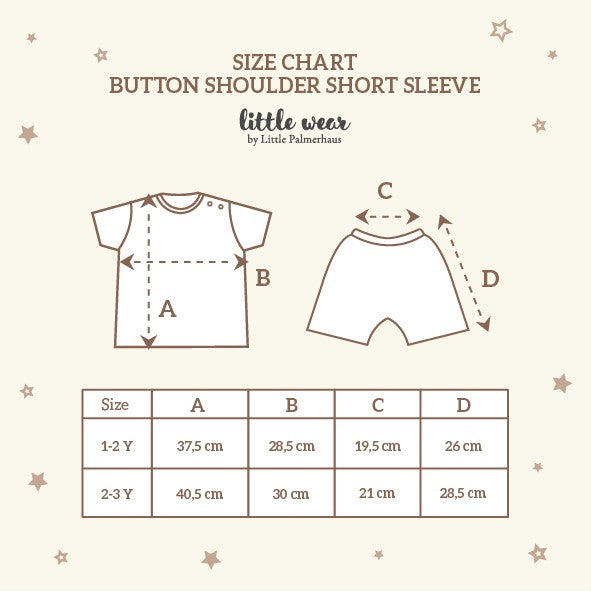 Little Wear Shoulder Button Short Sleeve 10.0