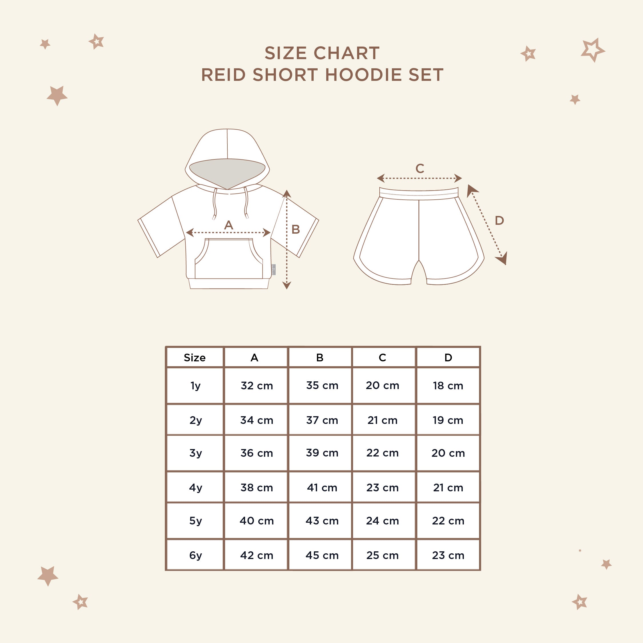 Reid Short Hoodie Set