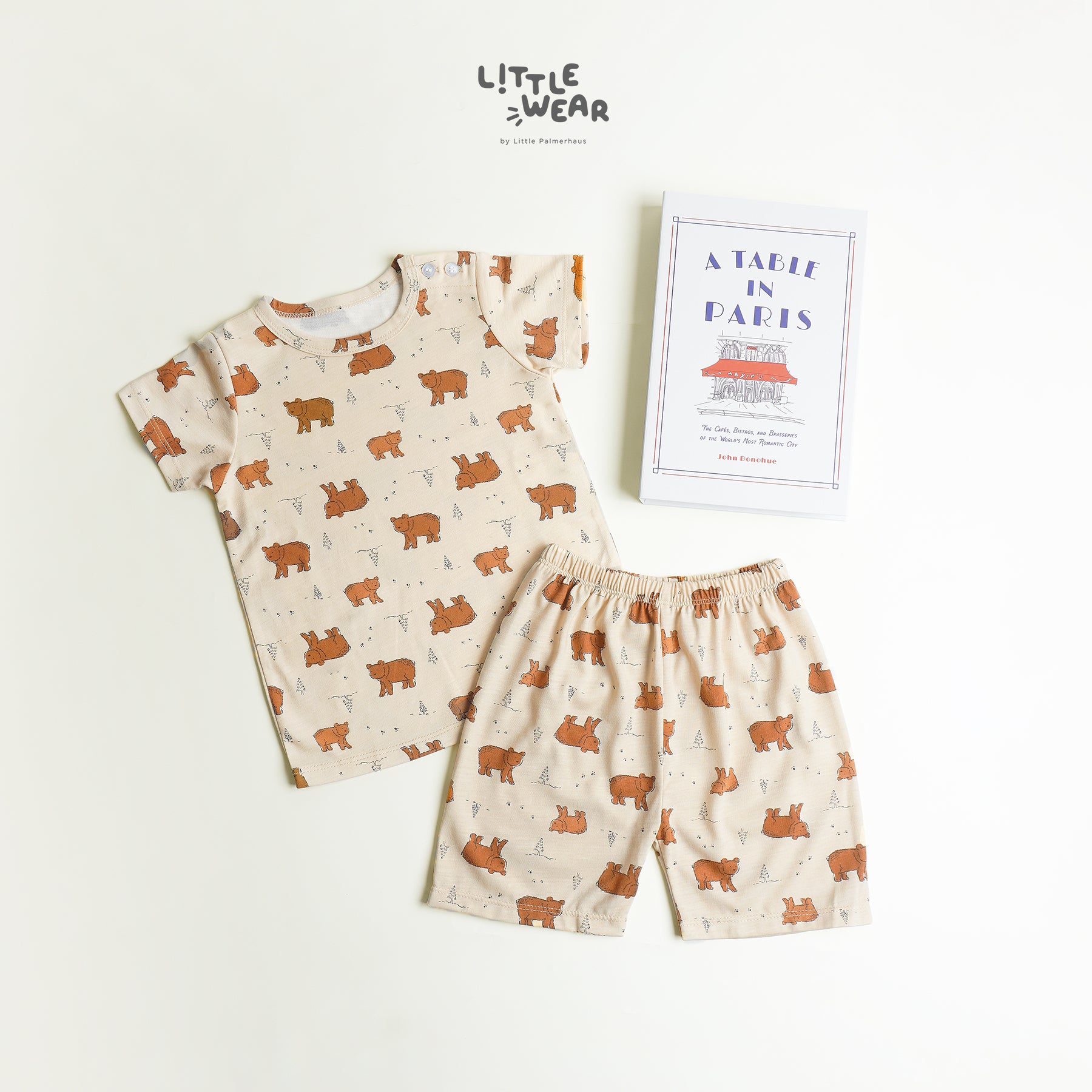 Little Wear Shoulder Button Short Set 17.0