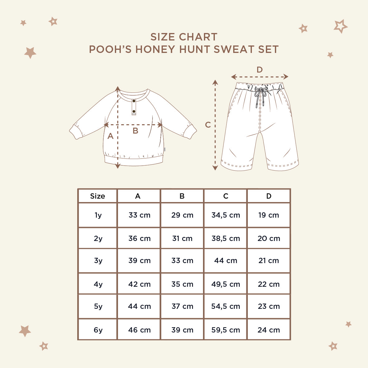 Pooh's Honey Hunt Sweat Set