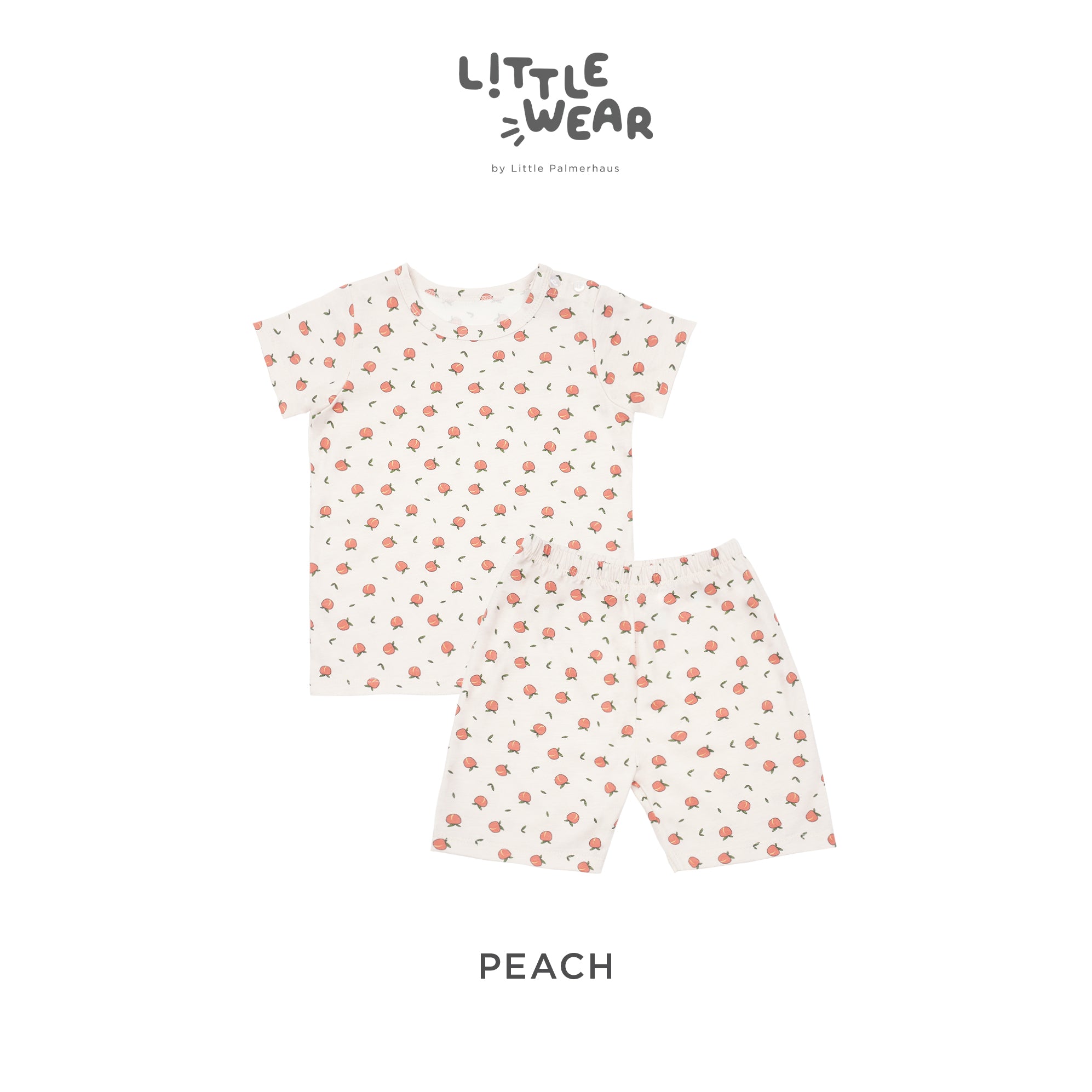 Little Wear Shoulder Button Short Set 19.0