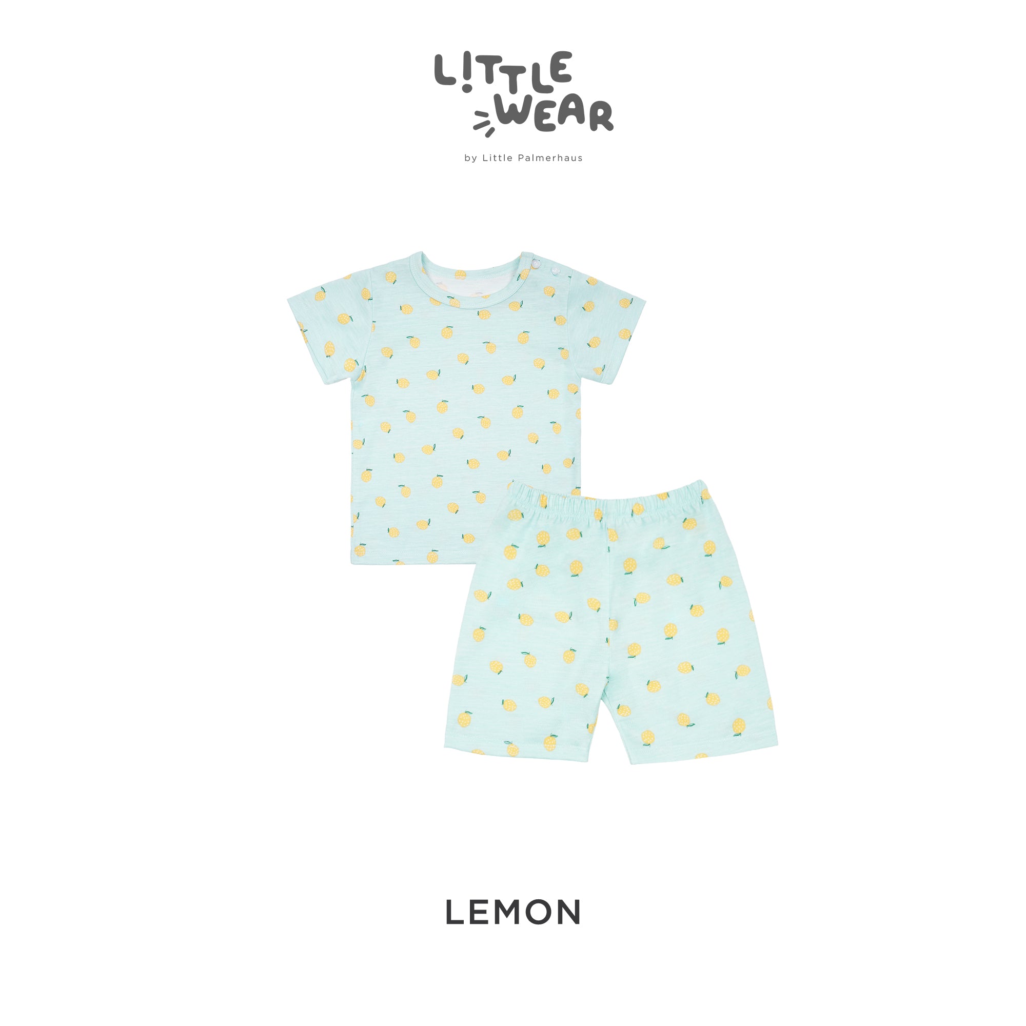 Little Wear Shoulder Button Short Set 18.0