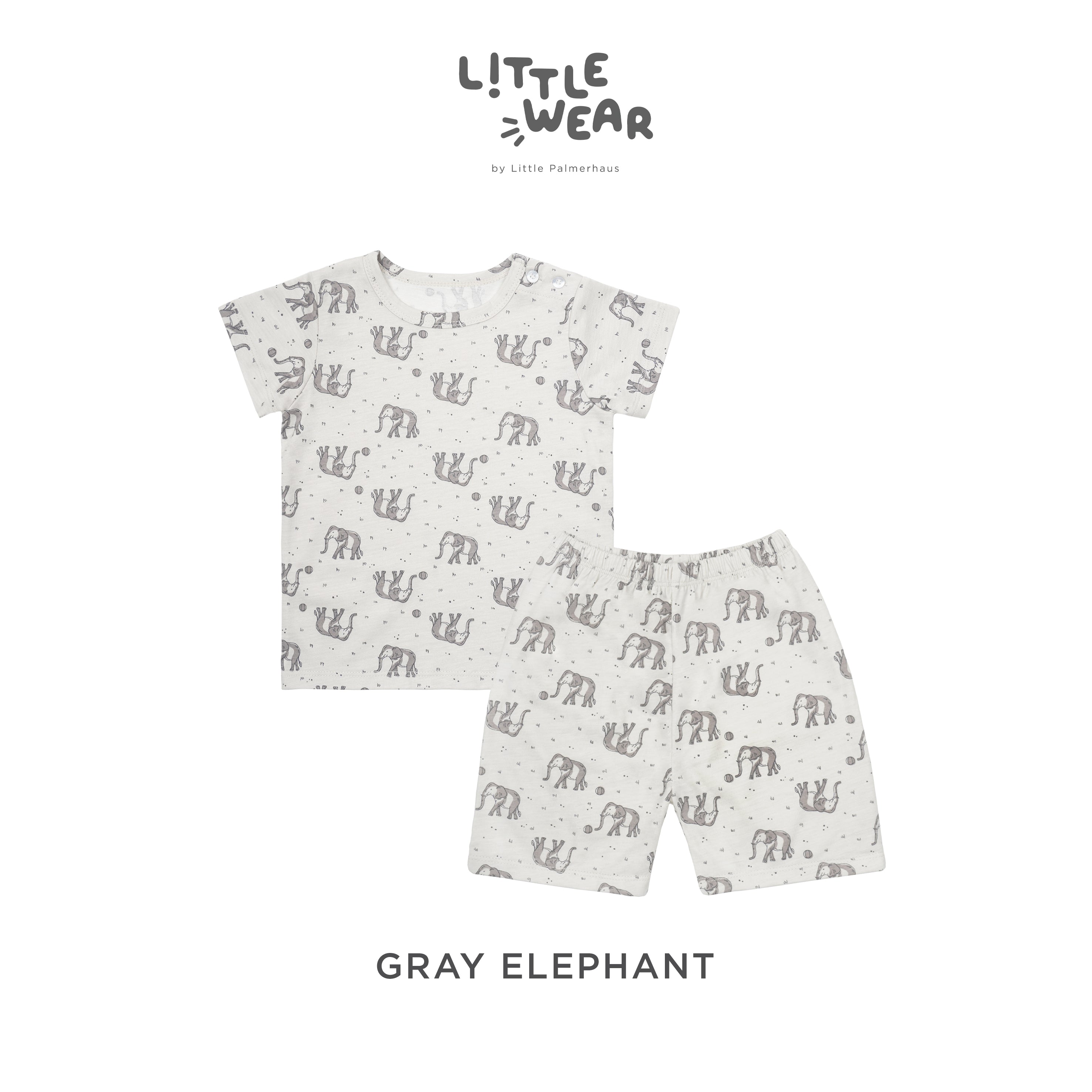 Little Wear Shoulder Button Short Set 17.0