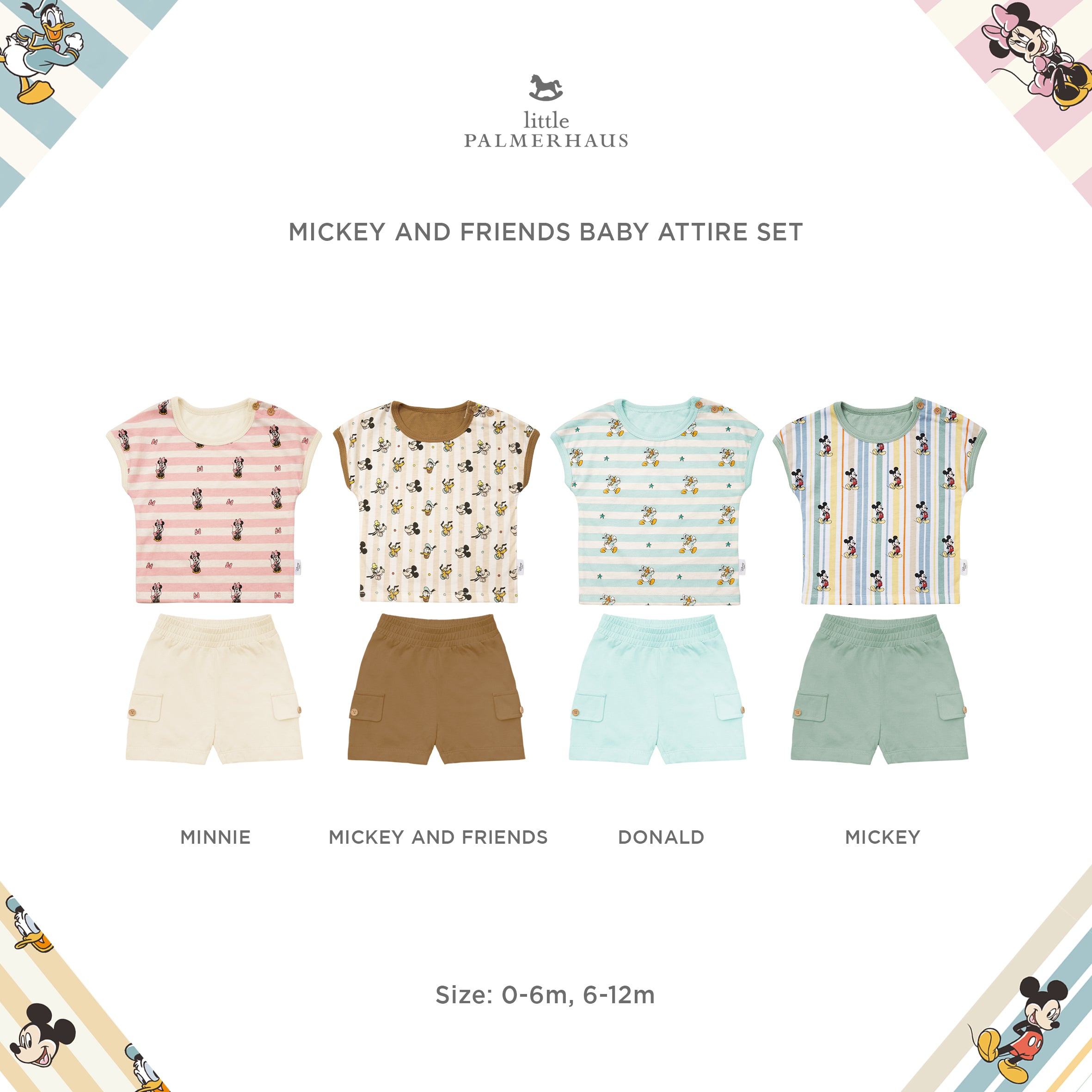 Mickey and Friends Baby Attire Set